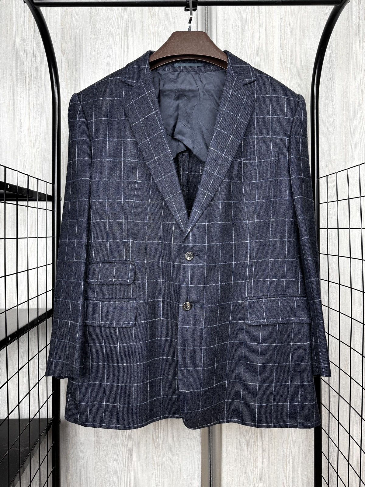 Chester Barrie Chester Barrie Savile Row Wool Silk Linen unlined blazer Size 44R - 2 Thumbnail