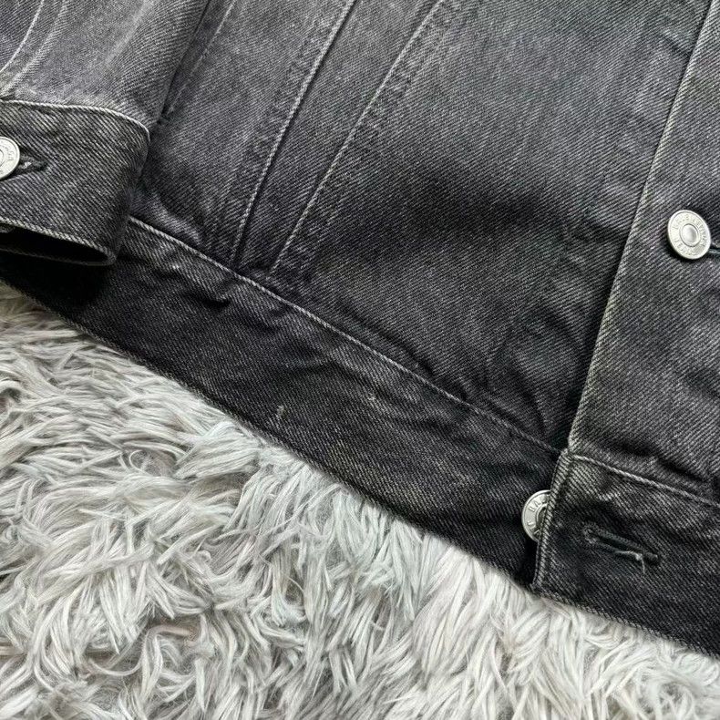 Balenciaga Balenciaga Embroidered monogrammed denim jacket 2503-Nextar Size US S / EU 44-46 / 1 - 5 Thumbnail