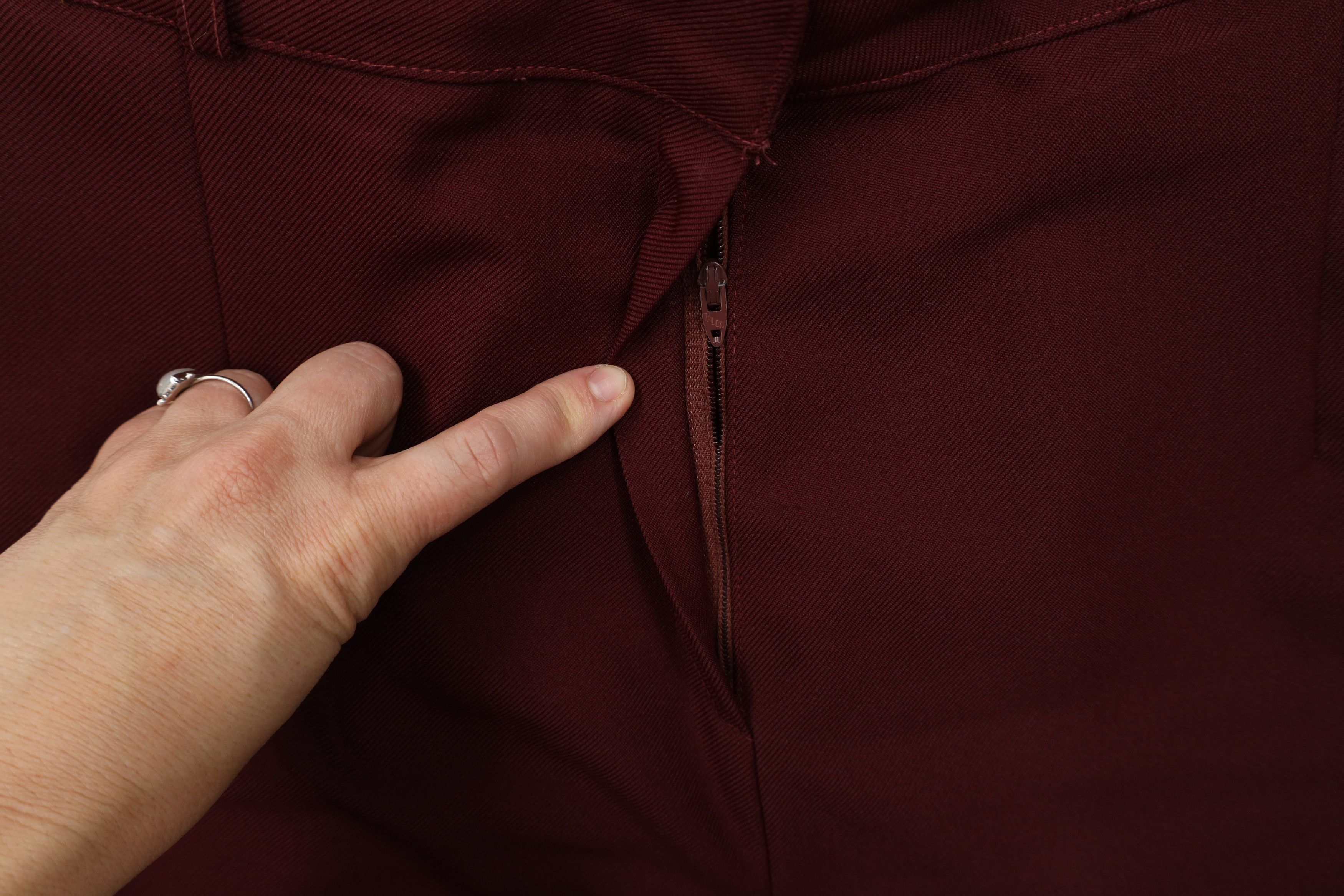 Vintage Vintage 70s Streetwear Knit Bell Bottoms Chino Pants Red USA Size 27" / US 4 / IT 40 - 5 Thumbnail