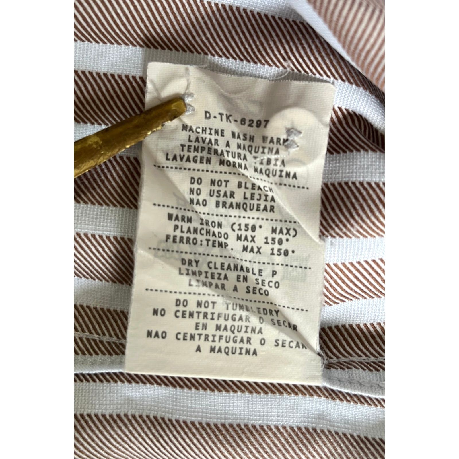 Ermenegildo Zegna VINTAGE Ermenegildo Zegna Button-Up Shirt Stripes XL Mens Size US XL / EU 56 / 4 - 6 Thumbnail