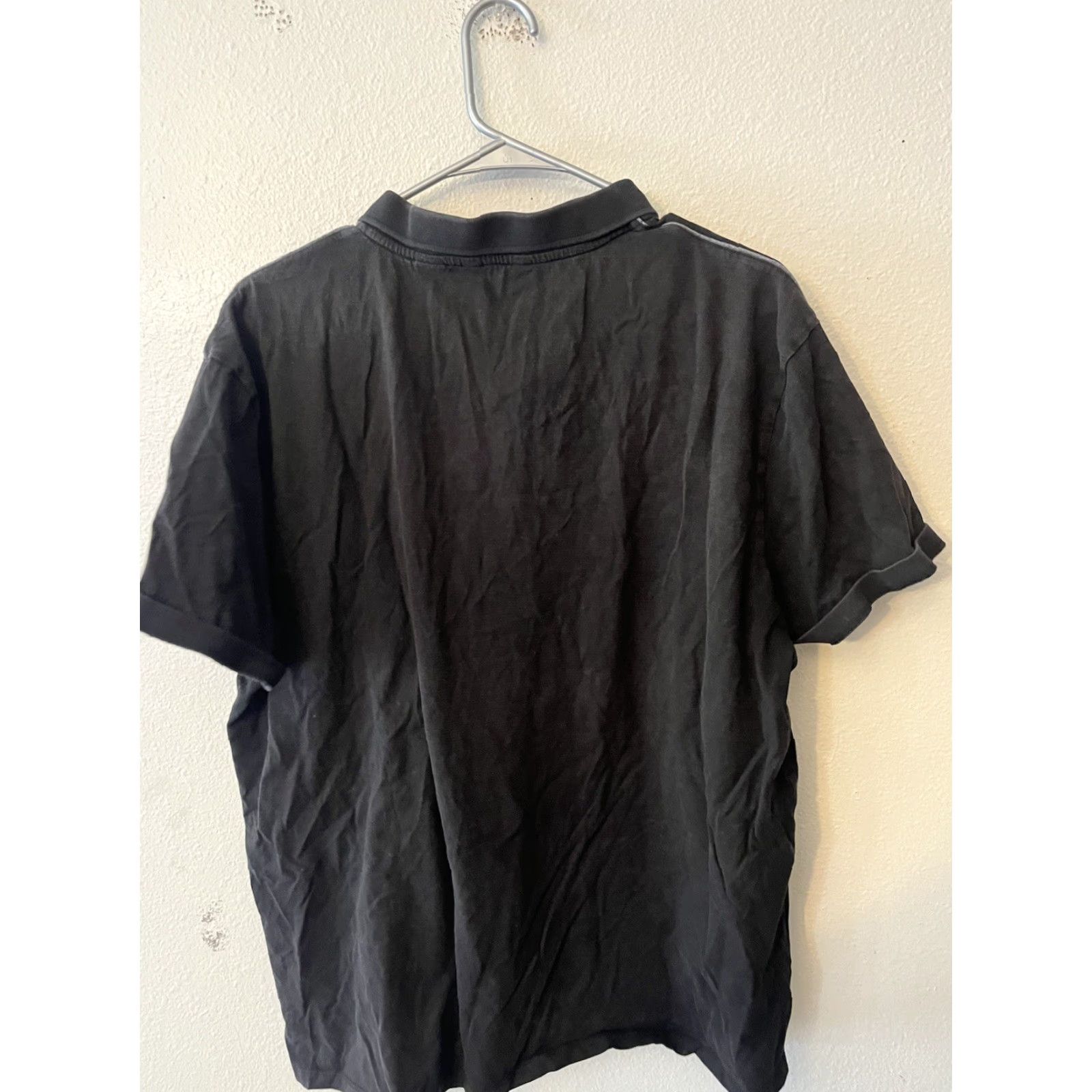 Calvin Klein Calvin Klein Liquid Touch Regular Fit Polo Shirt Short Sleeve Black Solid 2XL Mens Golf Size US XXL / EU 58 / 5 - 2 Thumbnail
