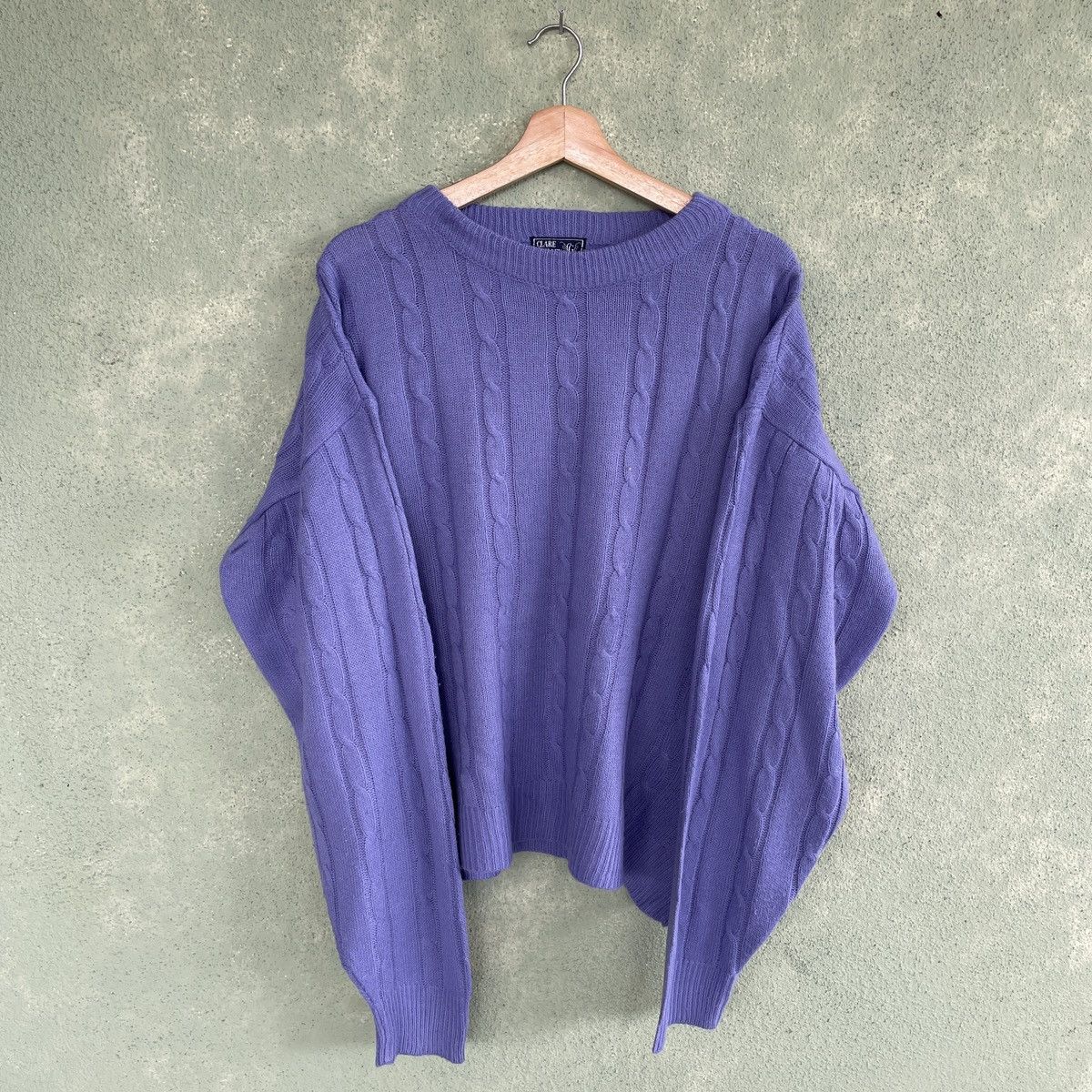 Aran Isles Knitwear × Japanese Brand Vintage Japanese Baggy Knitwear Sweater Jumper Free Size Size US XL / EU 56 / 4 - 1 Thumbnail
