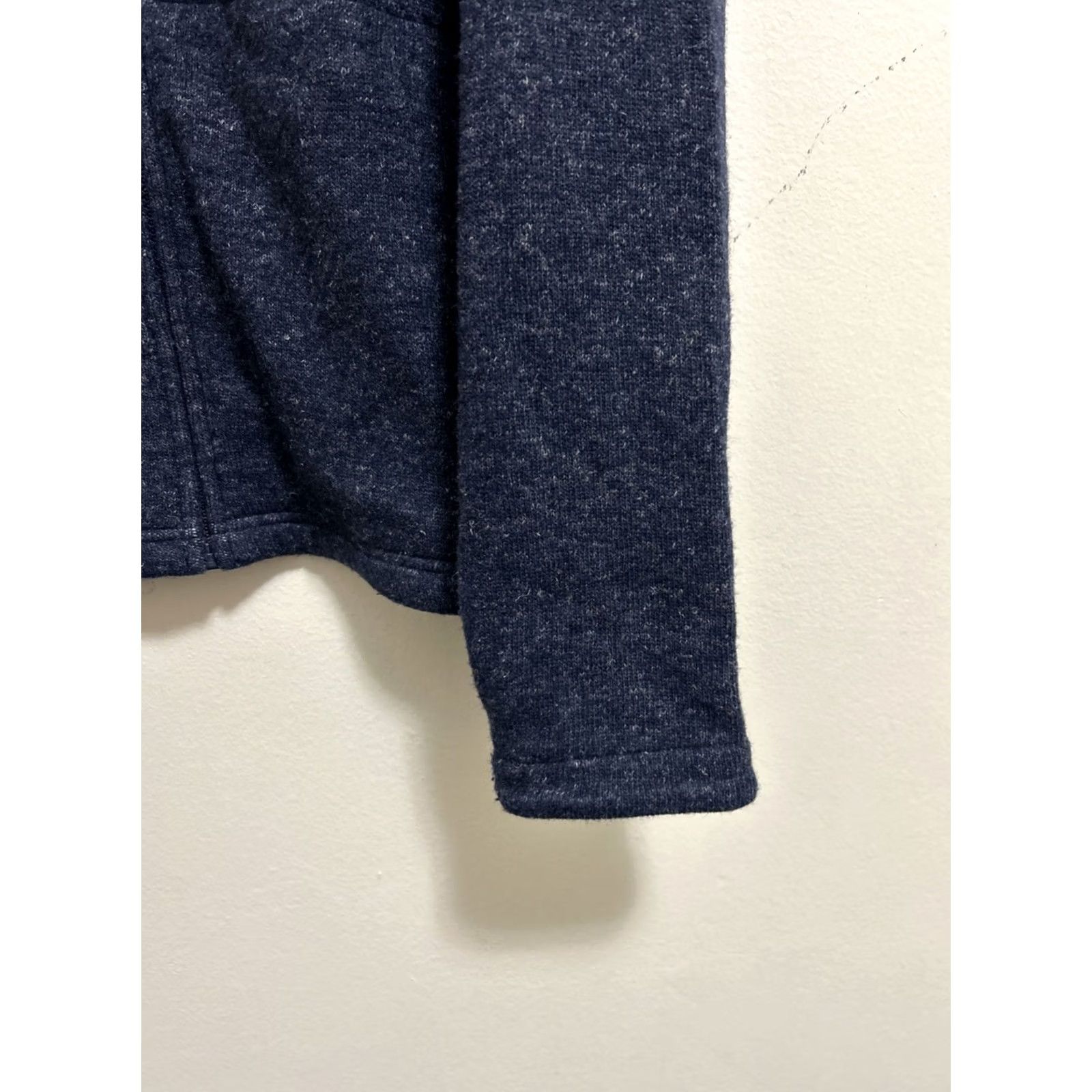 Orvis Orvis Sweater Mens XL Blue Full Zip Pockets Collared Knit Wool Linen Outerwear Walking Outdoor Bag Pockets YKK Regular Modern 100% Polyester Size US XL / EU 56 / 4 - 6 Thumbnail