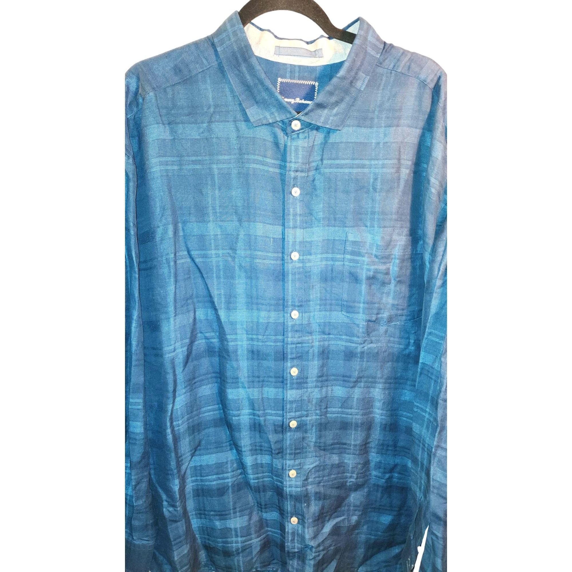 Tommy Bahama Mens 2XLT Tommy Bahama Long Sleeve Button Down Shirt SfPf