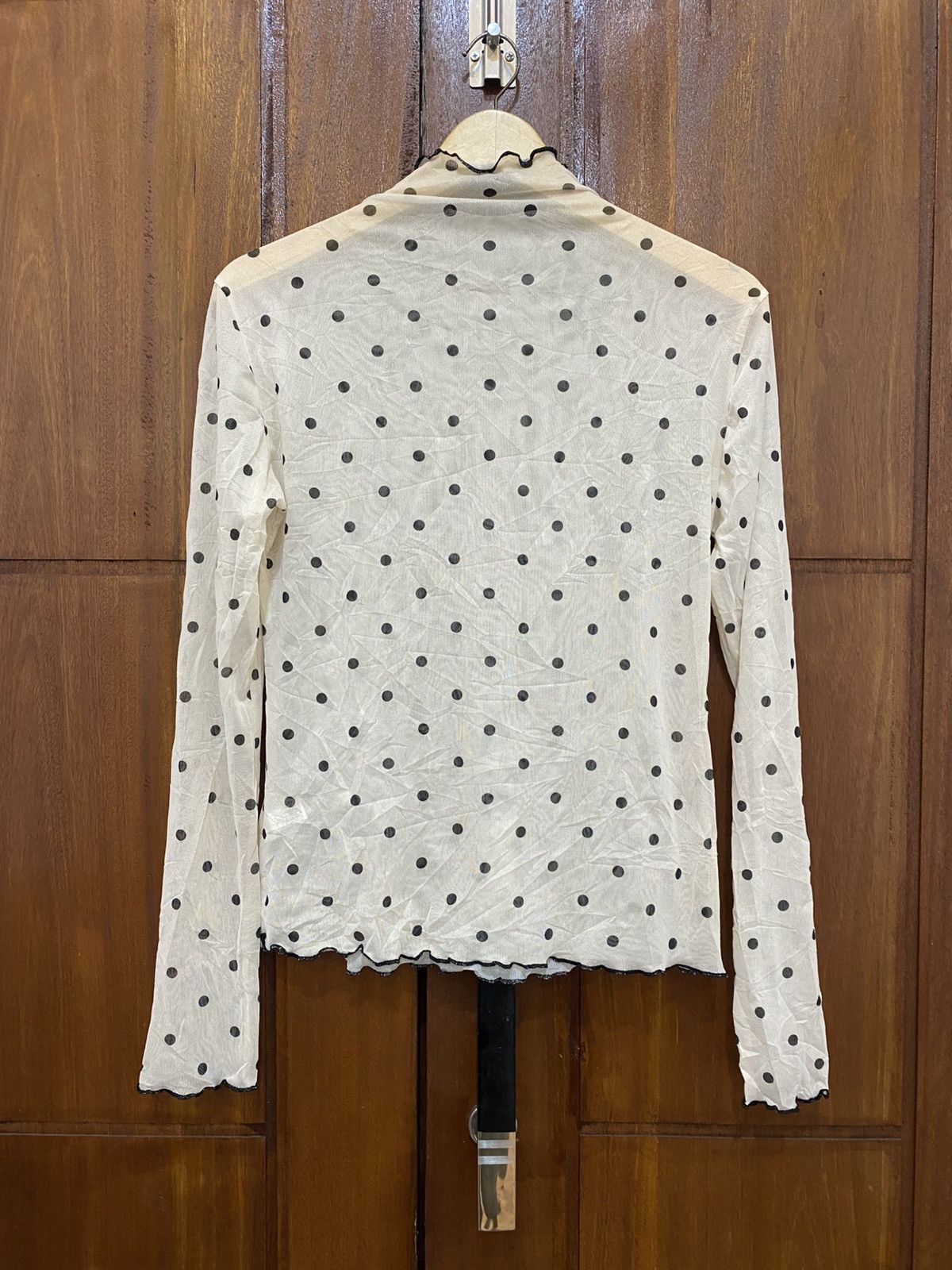 Jean Paul Gaultier Japanese friful polkadot meshtop rare jpg styled Size XL / US 12-14 / IT 48-50 - 4 Thumbnail