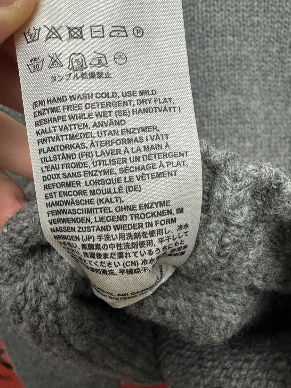 Acne Studios Acne Studios 100% Wool Sweater Designer Perfect Knit Gray Size US L / EU 52-54 / 3 - 5 Thumbnail