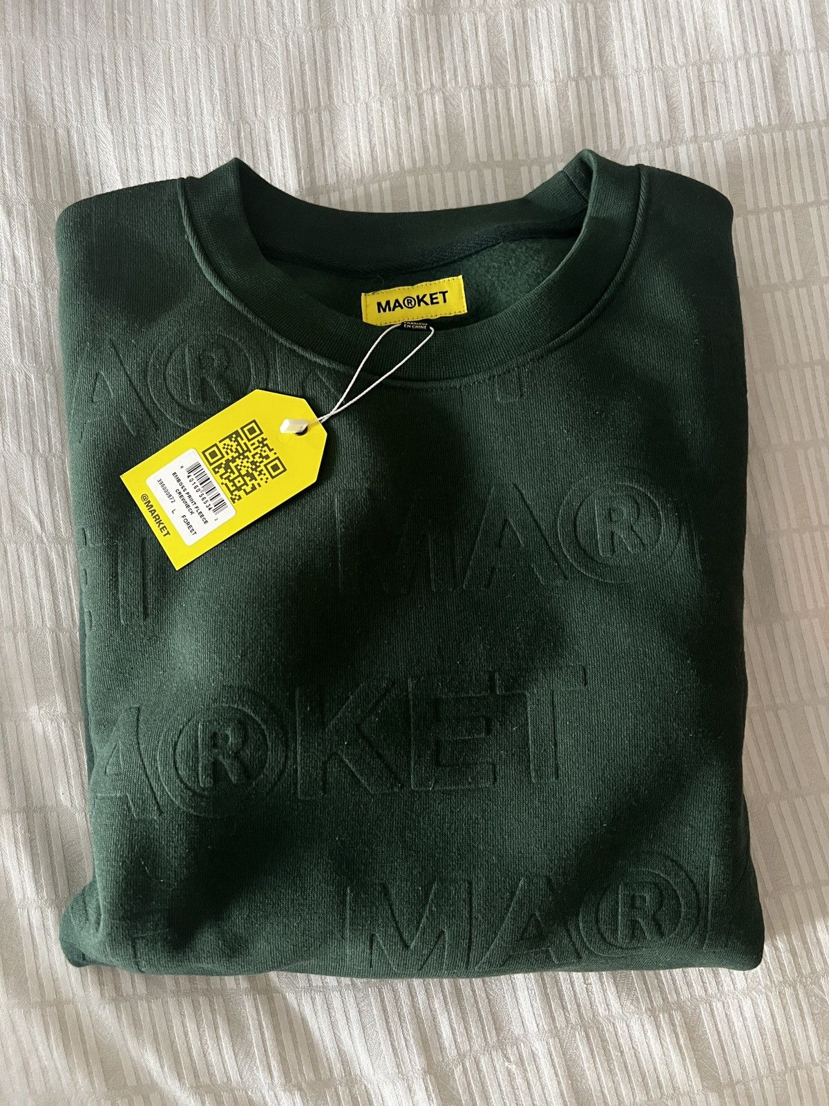 Market MARKET EMBOSS PRINT FLEECE CREWNECK Size US L / EU 52-54 / 3 - 2 Thumbnail