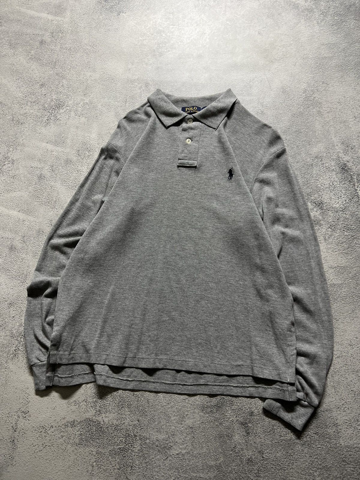 Vintage Vintage Y2k Polo By Ralph Lauren🩶 Long Sleeve Rugby Polo 00s Size US M / EU 48-50 / 2 - 1 Thumbnail
