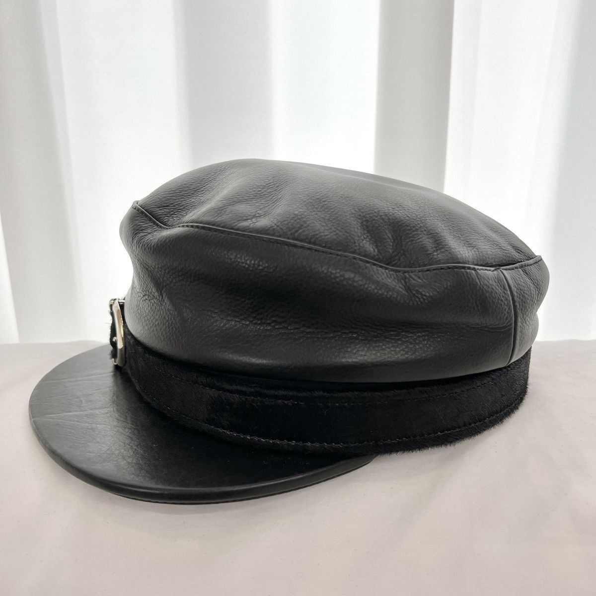 Chrome Hearts Chrome Hearts leather conductor cap Size ONE SIZE - 3 Thumbnail