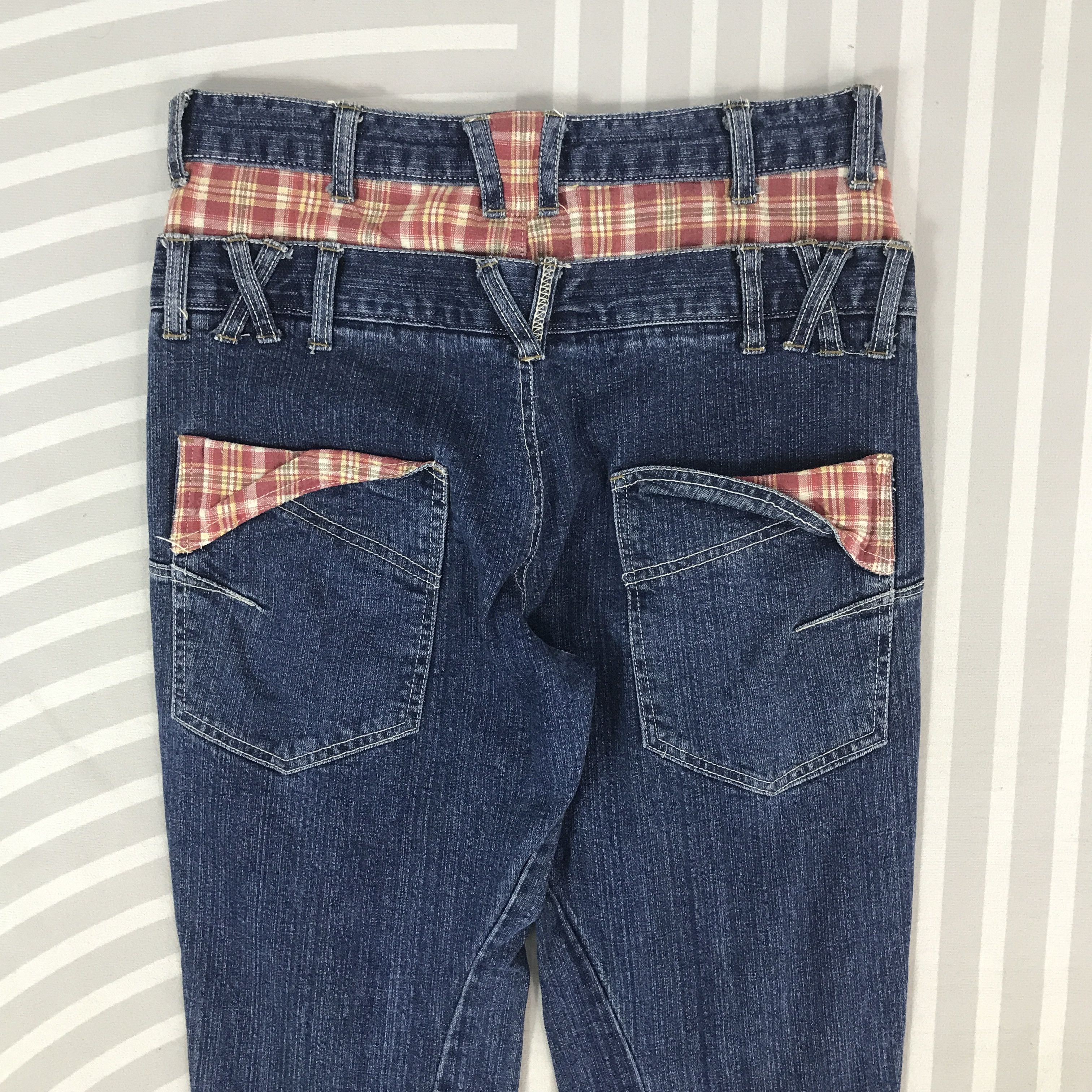 Japanese Brand Vintage Conto. Japan Double Wasit Denim Pants Size US 30 / EU 46 - 5 Thumbnail