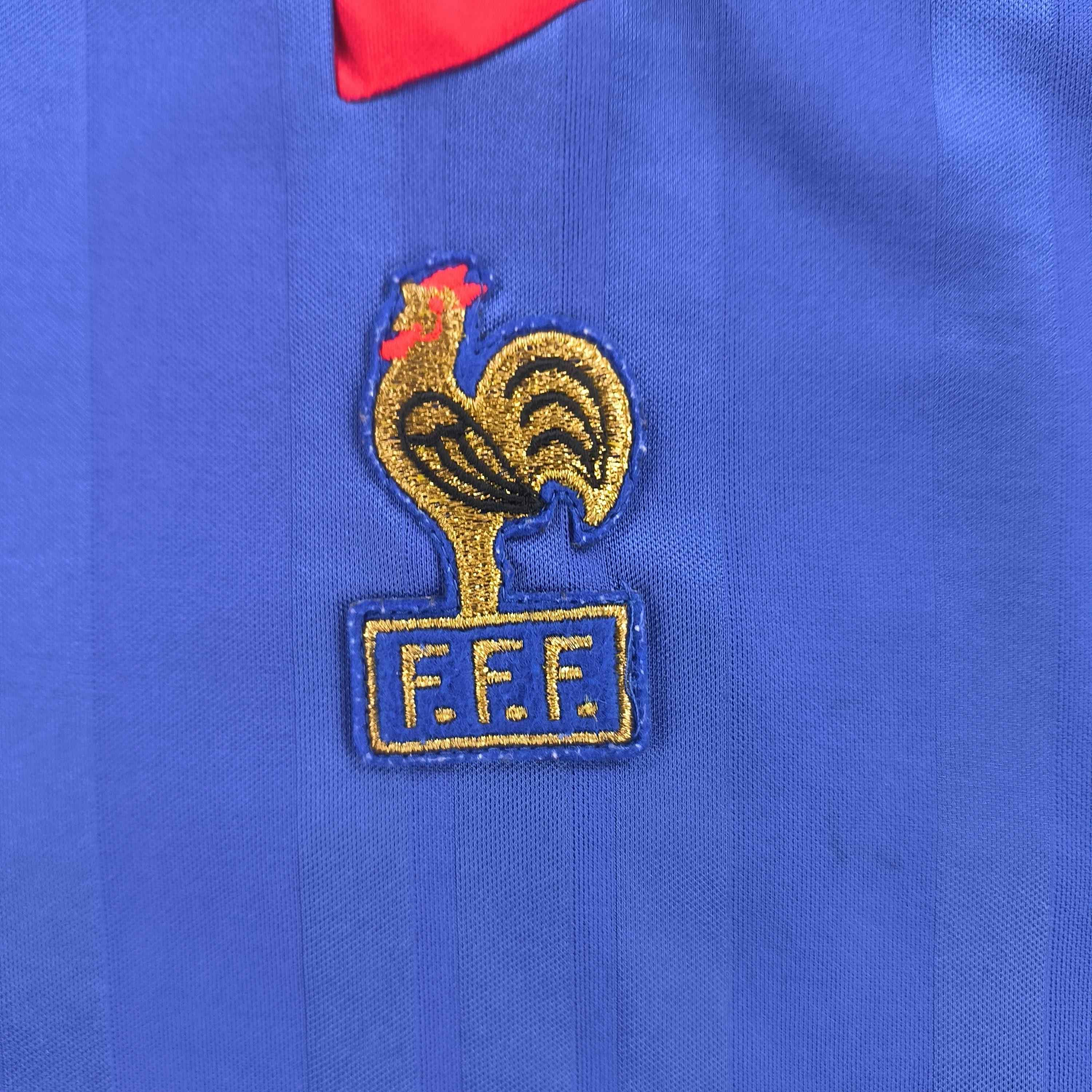 Adidas France 1992-94 Adidas home football jersey shirt size XL Size US XL / EU 56 / 4 - 3 Thumbnail
