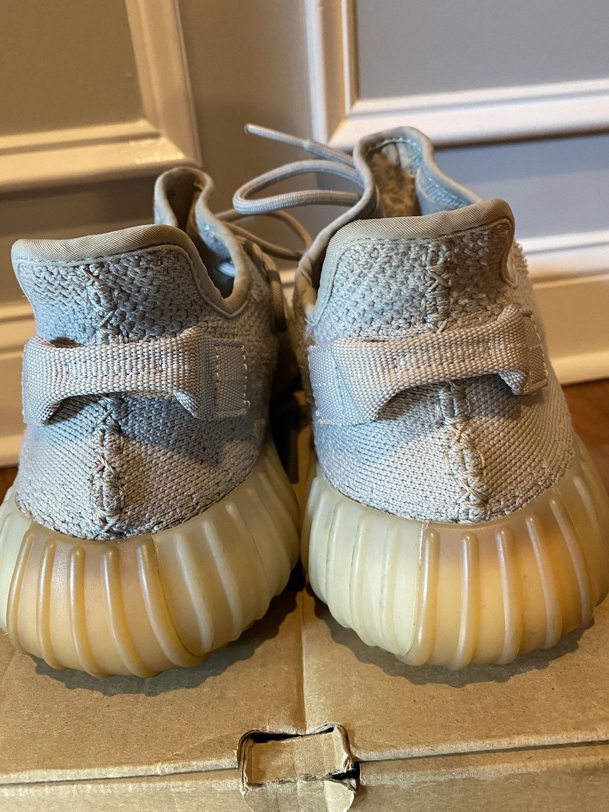 Yeezy Adidas Yeezy 350v2 Sesame Size US 9 / EU 42 - 7 Thumbnail