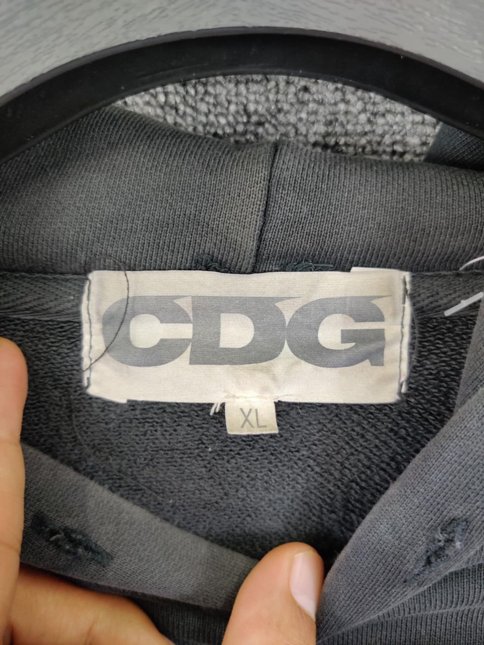 Comme des Garcons Vintage Comme Des Garcons CDG Sweathirt Hooodie Pullover Size US XL / EU 56 / 4 - 10 Thumbnail