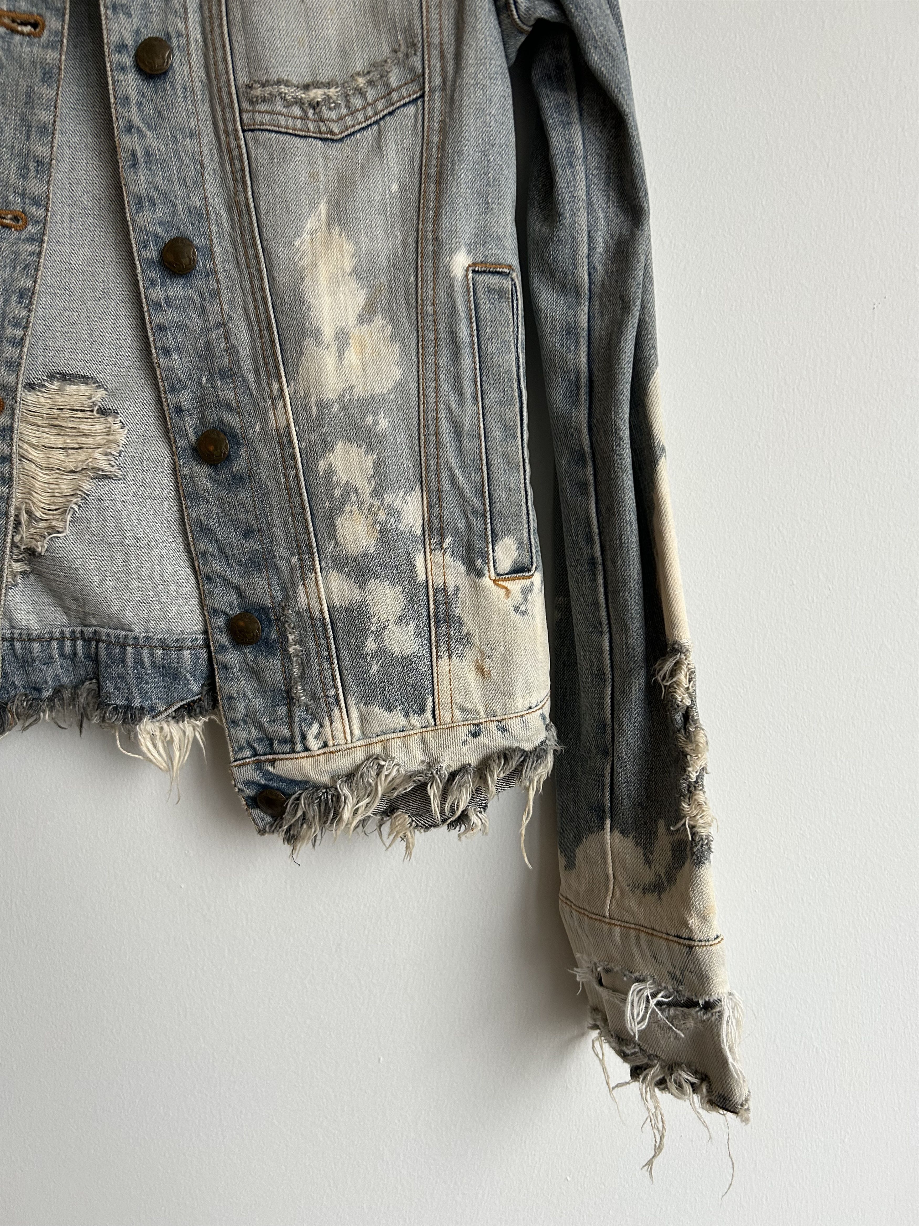 Le Grande Bleu (L.G.B.) L.G.B. Crash Denim Jacket Size US XS / EU 42 / 0 - 3 Thumbnail
