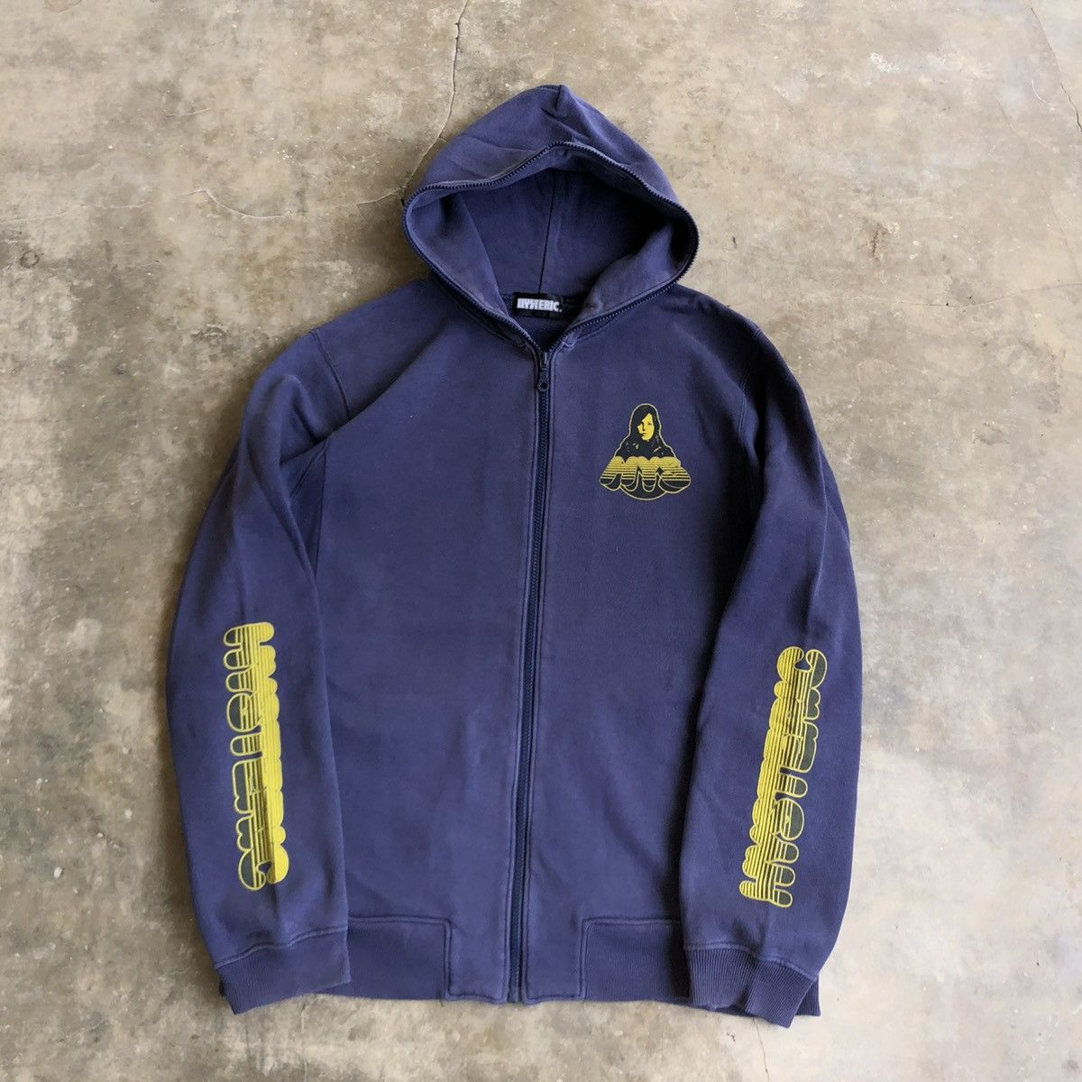 Hysteric Glamour Vintage Hysteric Glamour Woman HYS Full Zipper Hoodie Navy Size US L / EU 52-54 / 3 - 9 Thumbnail
