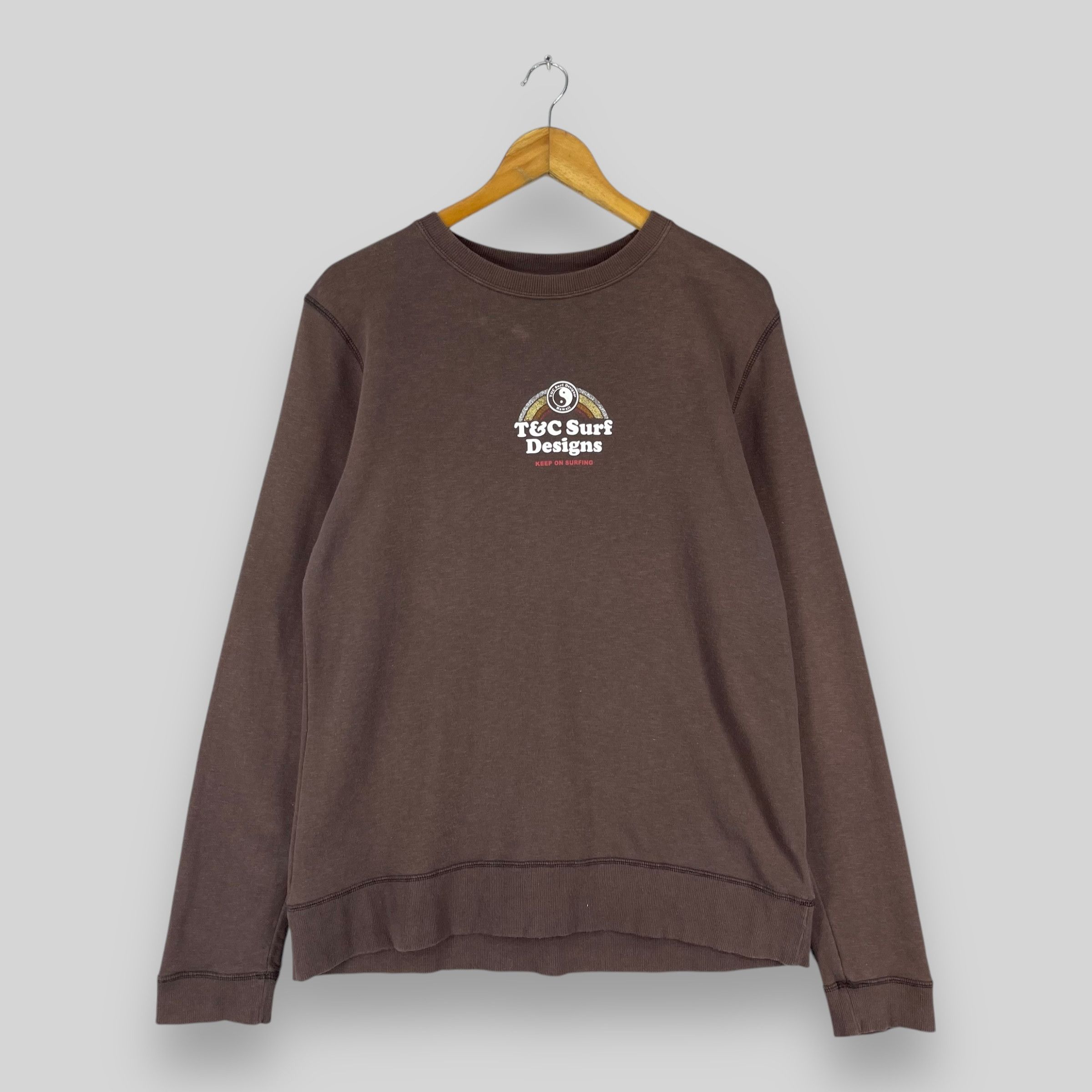 Vintage Vintage Town And Country Surf Back Hit Sweatshirt Size M / US 6-8 / IT 42-44 - 4 Thumbnail