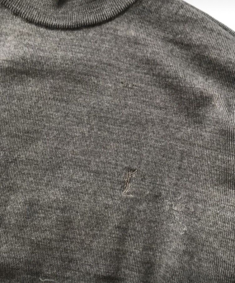 Yves Saint Laurent Vintage ‼️ Yves Saint Laurent Pour Homme Black Turtlneck Size US M / EU 48-50 / 2 - 2 Thumbnail