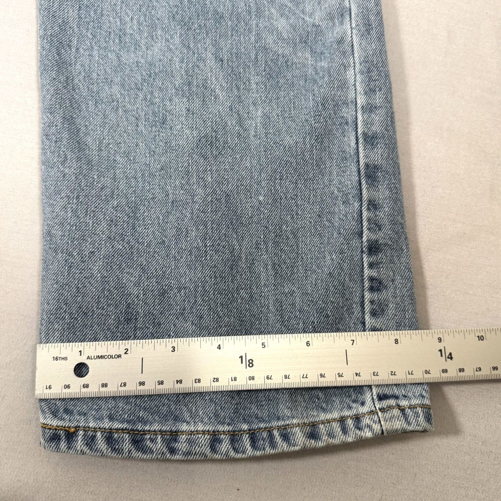 Levi's Levi's 505 Jeans Straight Regular Fit 36x32 Blue Denim Pants Mens Casual Work Cowboy Y2K Size US 36 / EU 52 - 6 Thumbnail