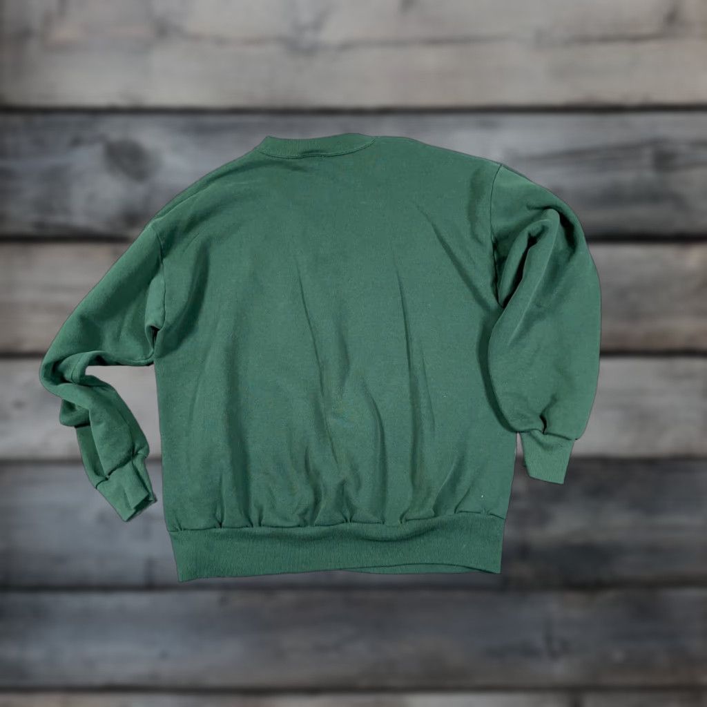Mickey & Co. VINTAGE Mickey & Co Sweatshirt Adult XL Green Embroidered USA Made Disney Logo Crew Neck Pullover Sweatshirt Men Mens 90s Hipster Cartoon Decorative Size US XL / EU 56 / 4 - 1 Thumbnail