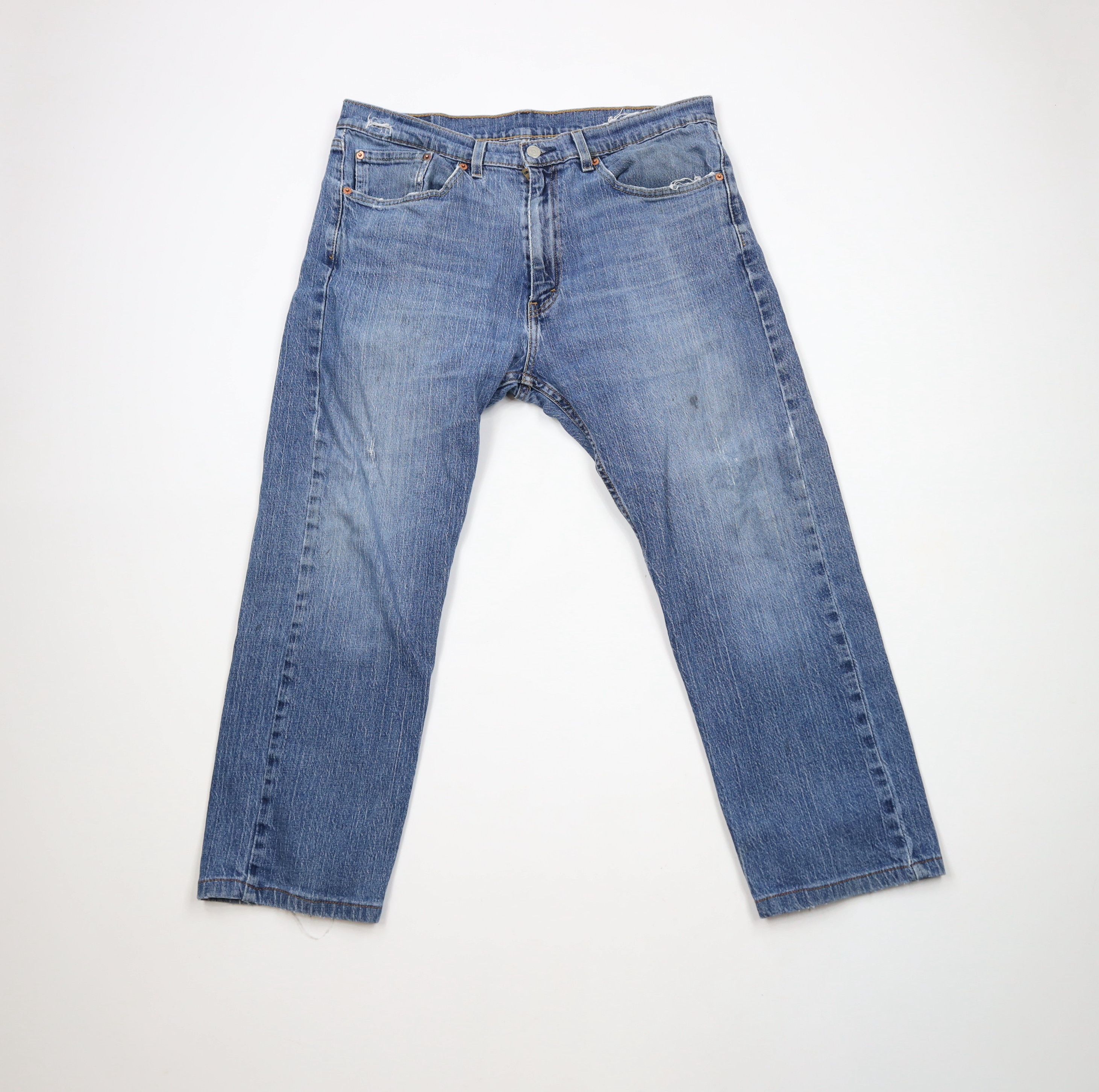 Levi's × Vintage Vintage Y2K Levis 505 Regular Fit Denim Jeans Blue Cotton Size US 36 / EU 52 - 1 Thumbnail