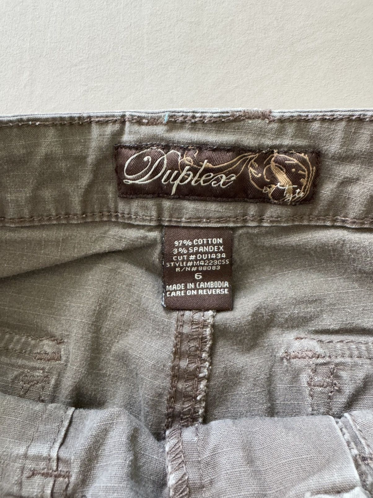 Other Grunge Y2K Duplex Low Rise Bermuda Cargo Shorts Size 28" / US 6 / IT 42 - 4 Thumbnail