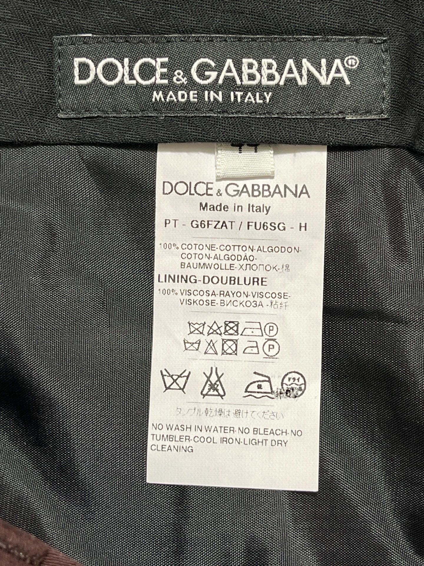 Dolce & Gabbana Dolce&Gabbana Burgundy Chino 44 IT Size US 28 / EU 44 - 8 Thumbnail