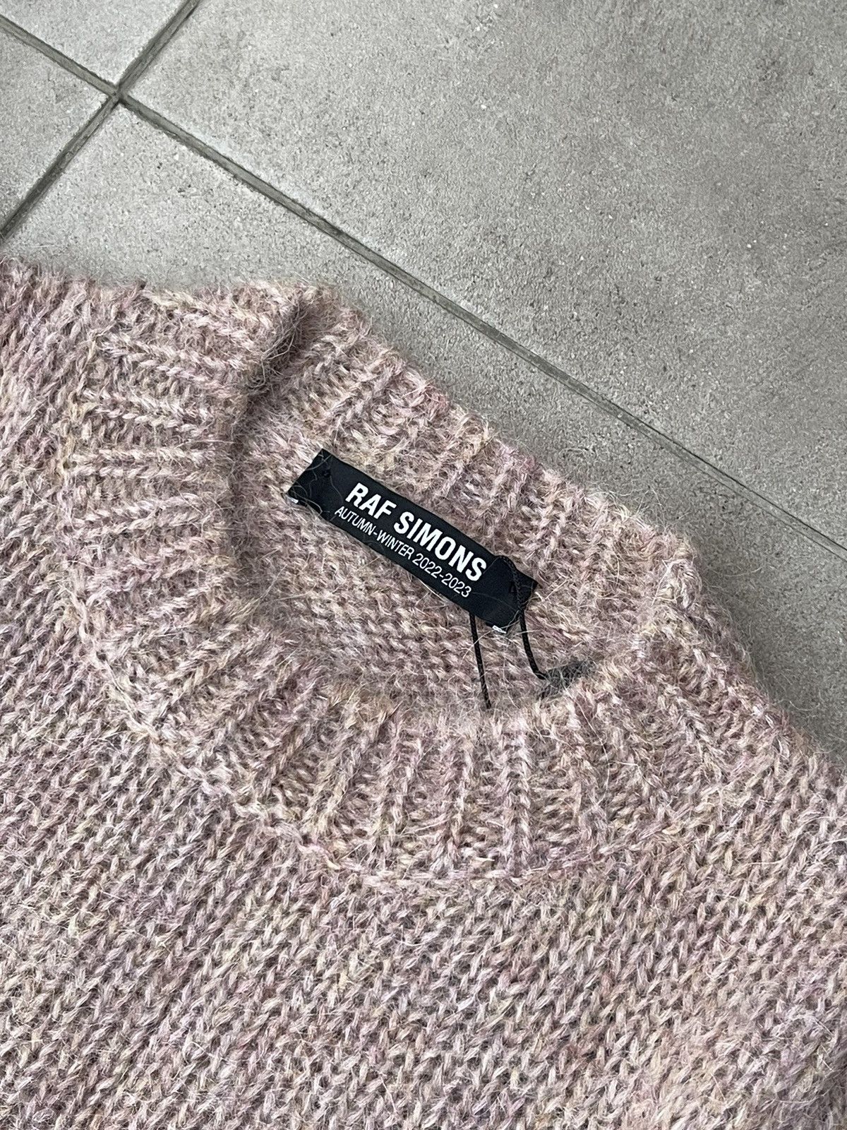 Raf Simons !DS! AW22/23 Raf Simons Roundneck Pink Mohair Sweater Size US S / EU 44-46 / 1 - 16 Thumbnail