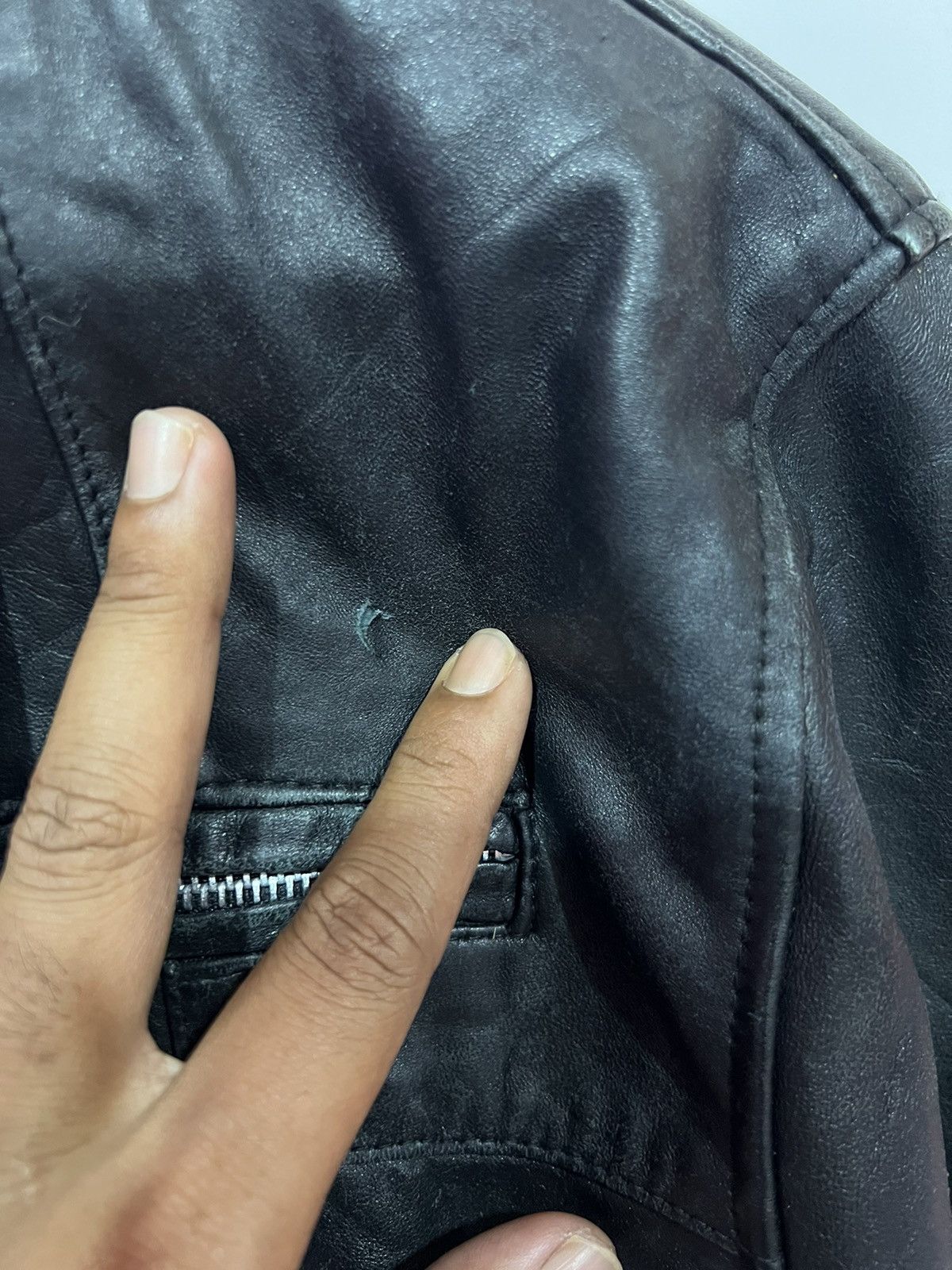 Japanese Brand Red Mohican distressed punk leather jacket Size M / US 6-8 / IT 42-44 - 9 Thumbnail