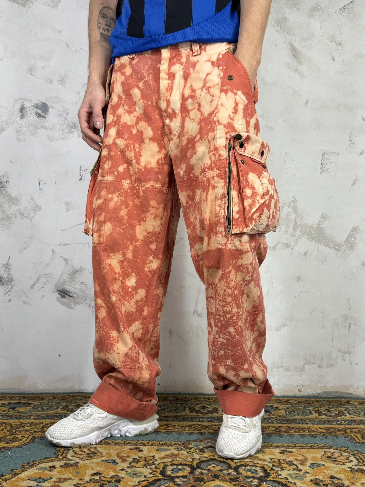 Polo Ralph Lauren Vintage Polo Ralph Lauren Custom Camo Cargo Pants L - XL 36 Size US 36 / EU 52 - 1 Thumbnail