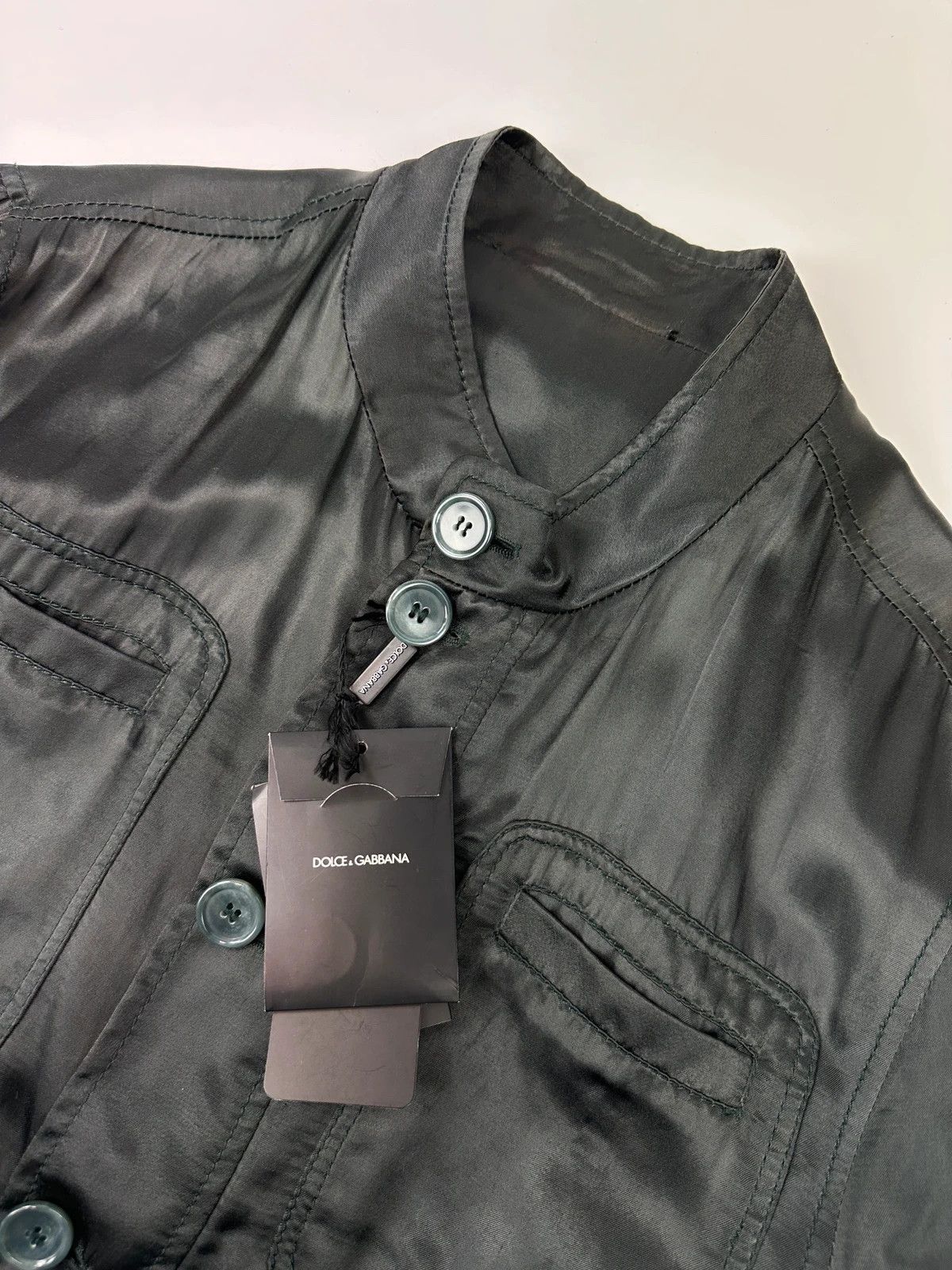 Dolce & Gabbana Dolce & Gabbana Super Light Dark Green Cargo Flight Jacket Size US S / EU 44-46 / 1 - 5 Thumbnail