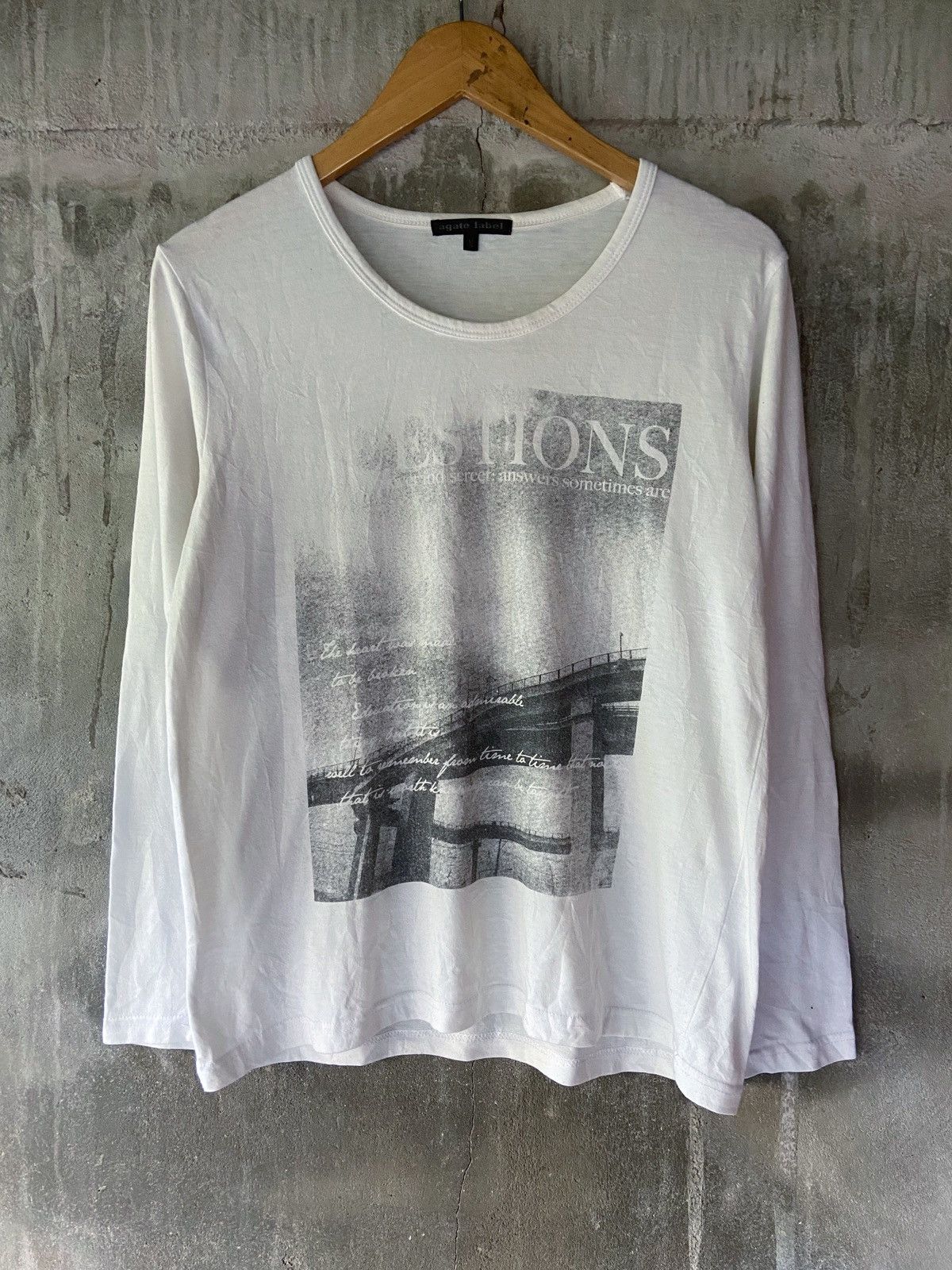 AGATE LABEL ANSWER SOMETIMES LONG SLEEVE