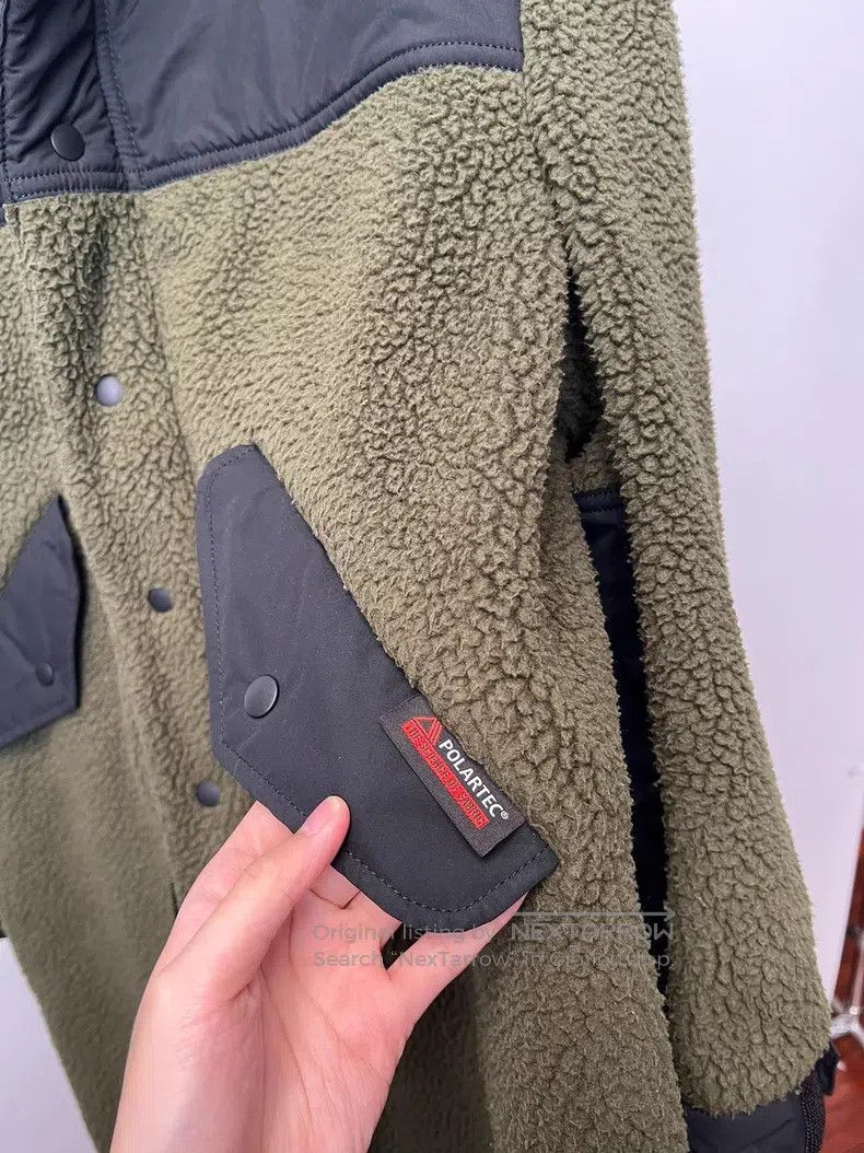 Comme des Garcons Comme des Garcons Moss green fleece hooded cotton jacket Size US S / EU 44-46 / 1 - 5 Thumbnail