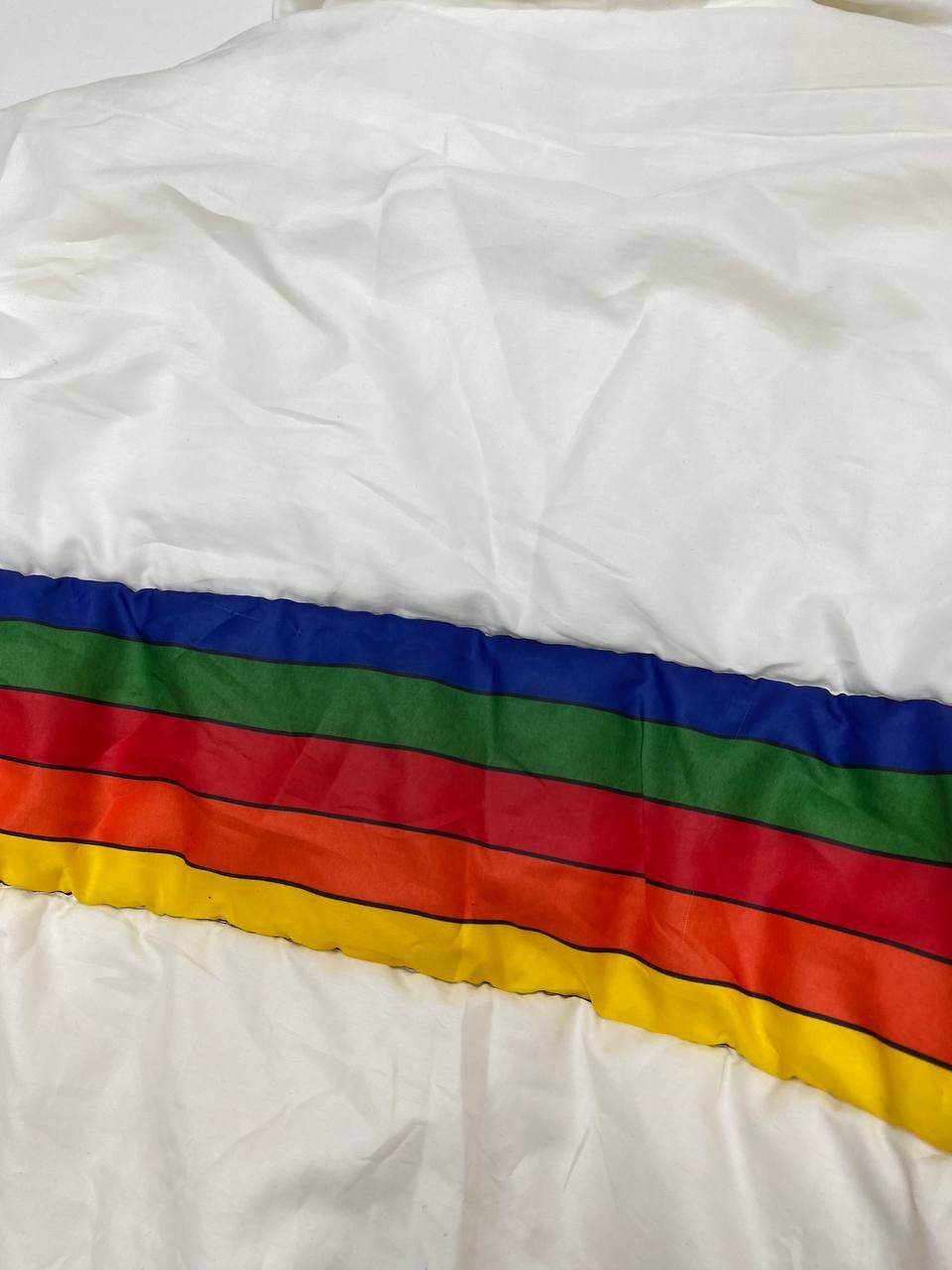Wrangler Wrangler White Rainbow Vintage Puffer Jacket 80s Women S-M Size S / US 4 / IT 40 - 12 Thumbnail