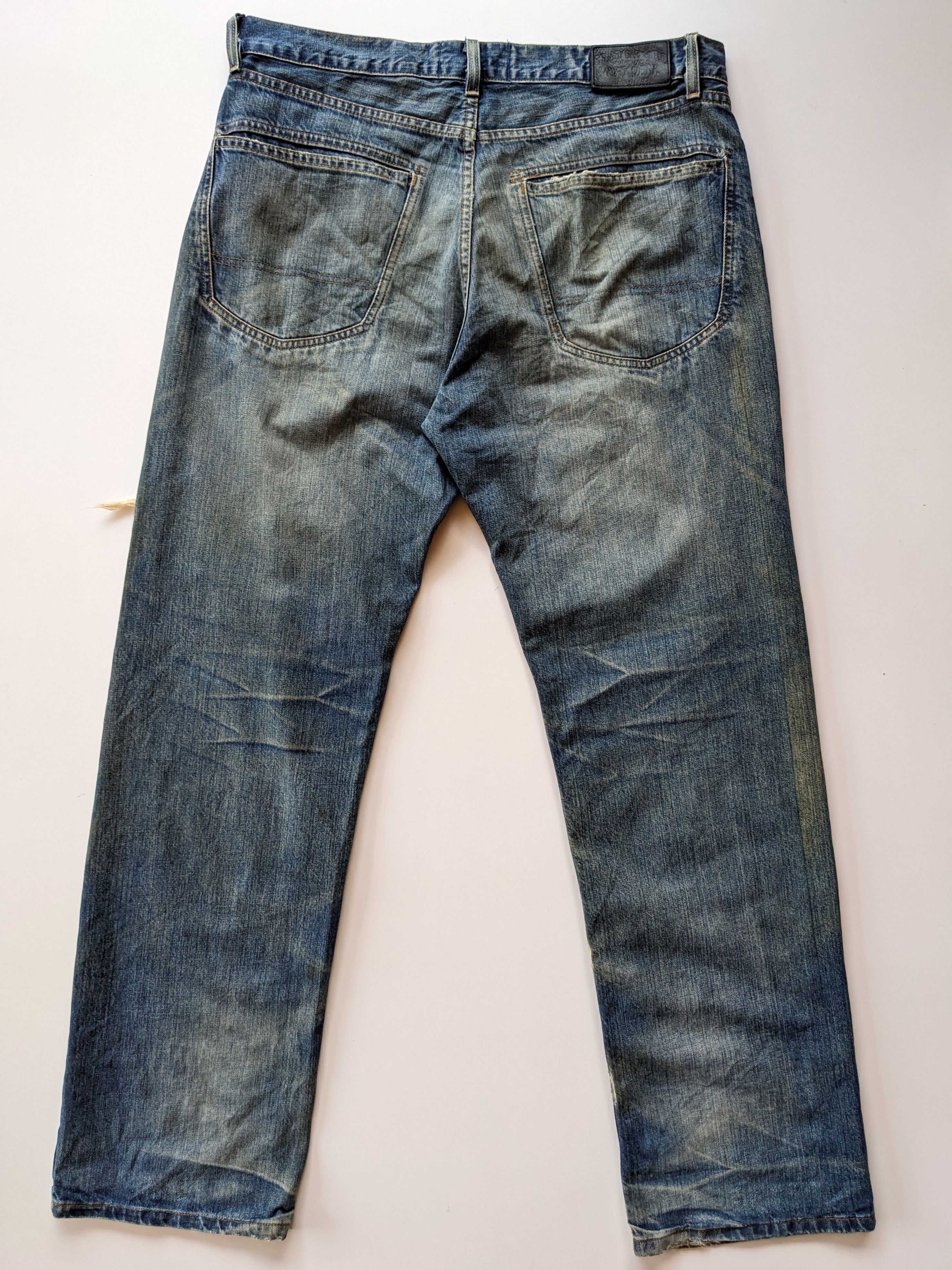 Stussy Vintage Stussy Garment workgear distressed jeans Size US 34 / EU 50 - 2 Thumbnail