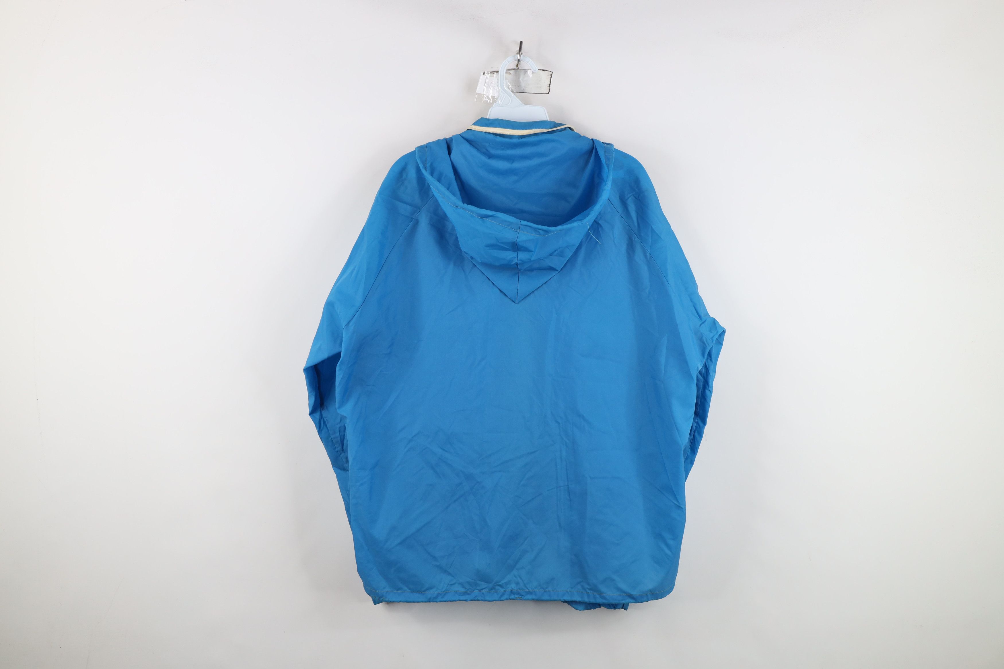 Vintage Vintage 70s Streetwear Full Zip Windbreaker Jacket Blue Size US L / EU 52-54 / 3 - 14 Thumbnail
