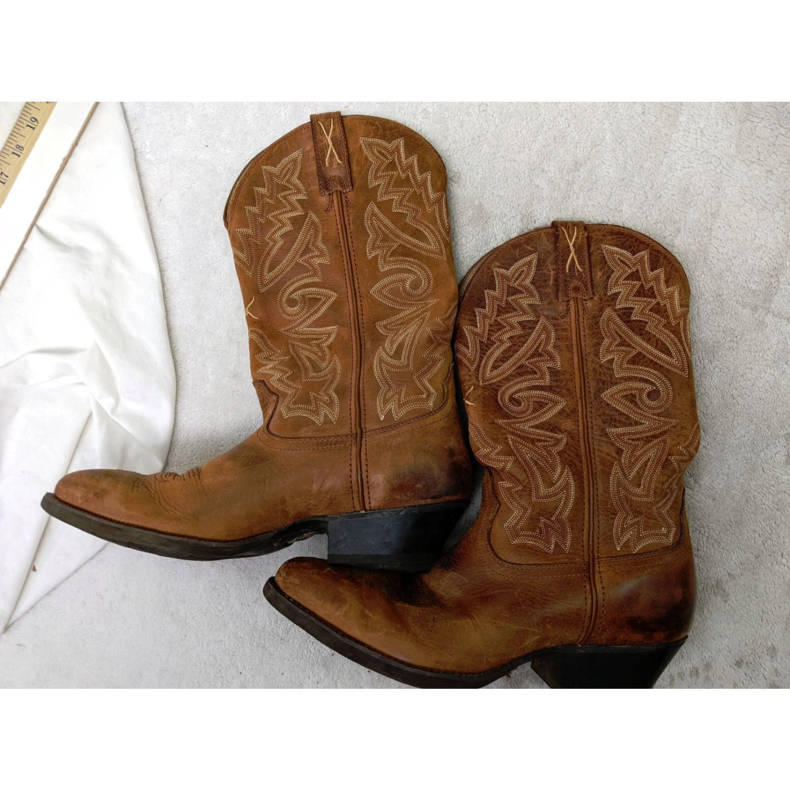 Twisted X Twisted X Boots Mens Adult 10.5D Brown Leather Western Cowboy Rodeo MWT0017 Mens Size US 11 / EU 44 - 2 Thumbnail