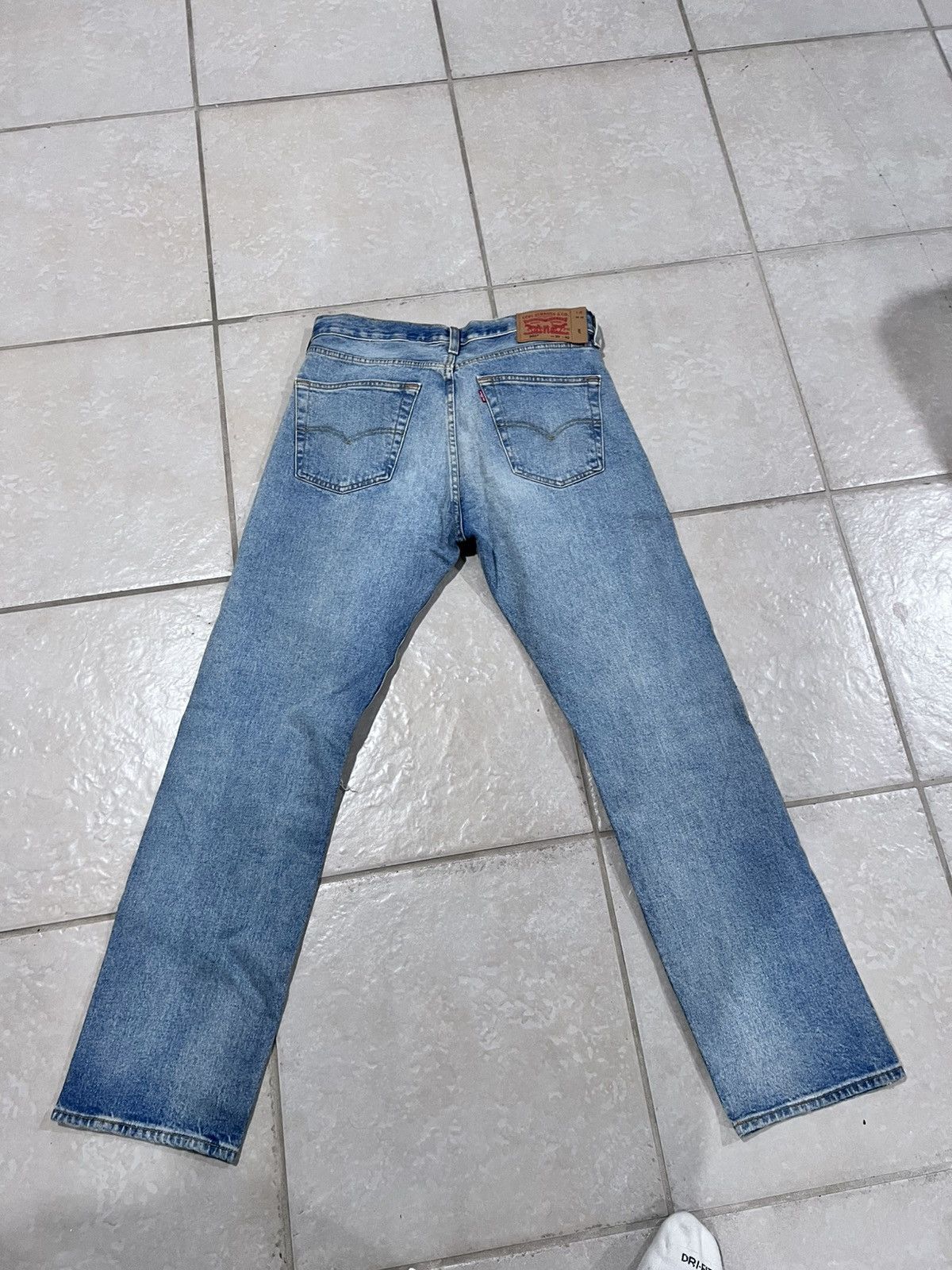 Levi's Levis brand new deadstock 501 ripped jeans Size US 33 - 3 Thumbnail