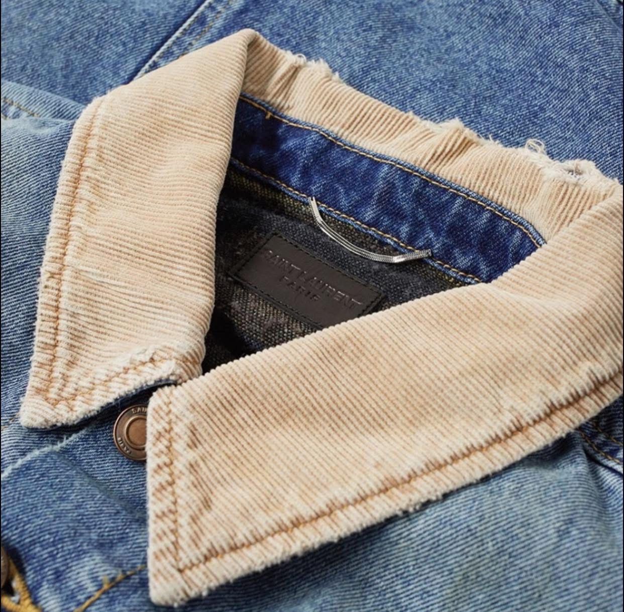 Saint Laurent Paris Saint Laurent Denim Jacket Size US M / EU 48-50 / 2 - 2 Thumbnail
