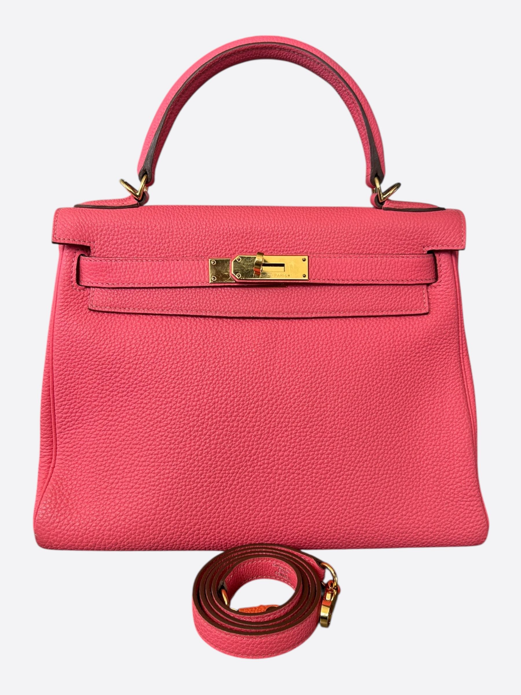 Hermes Hermes Pink Togo & Gold Hardware Kelly 28 Size ONE SIZE - 1 Thumbnail