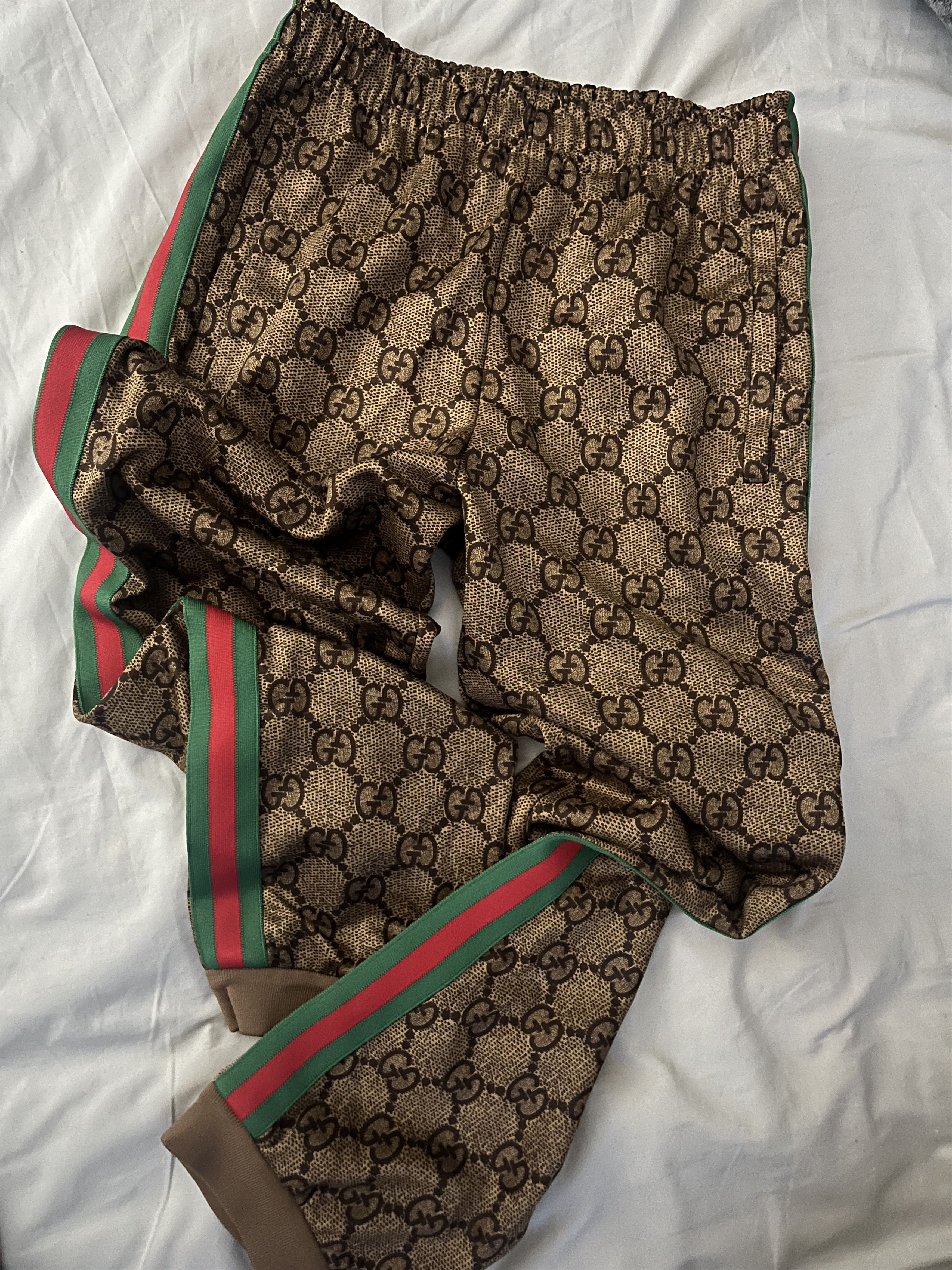 Gucci Gucci supreme web stripe men’s bottoms Size US 30 / EU 46 - 1 Thumbnail