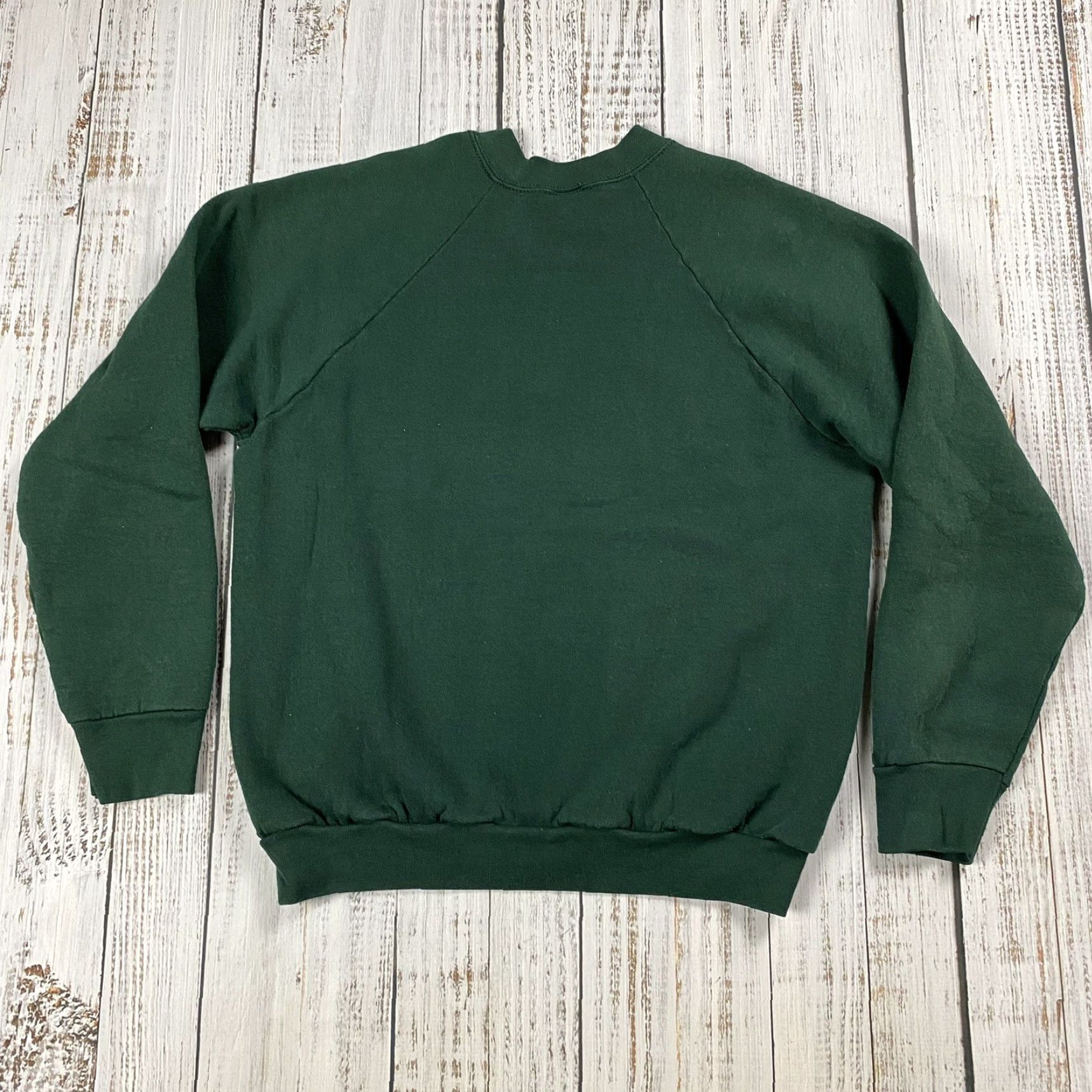 Fruit Of The Loom VINTAGE Fruit of the Loom BIG BUCK Hunting Graphic Sweatshirt L Green Long Sleeve Pullover Mens Size US L / EU 52-54 / 3 - 5 Thumbnail