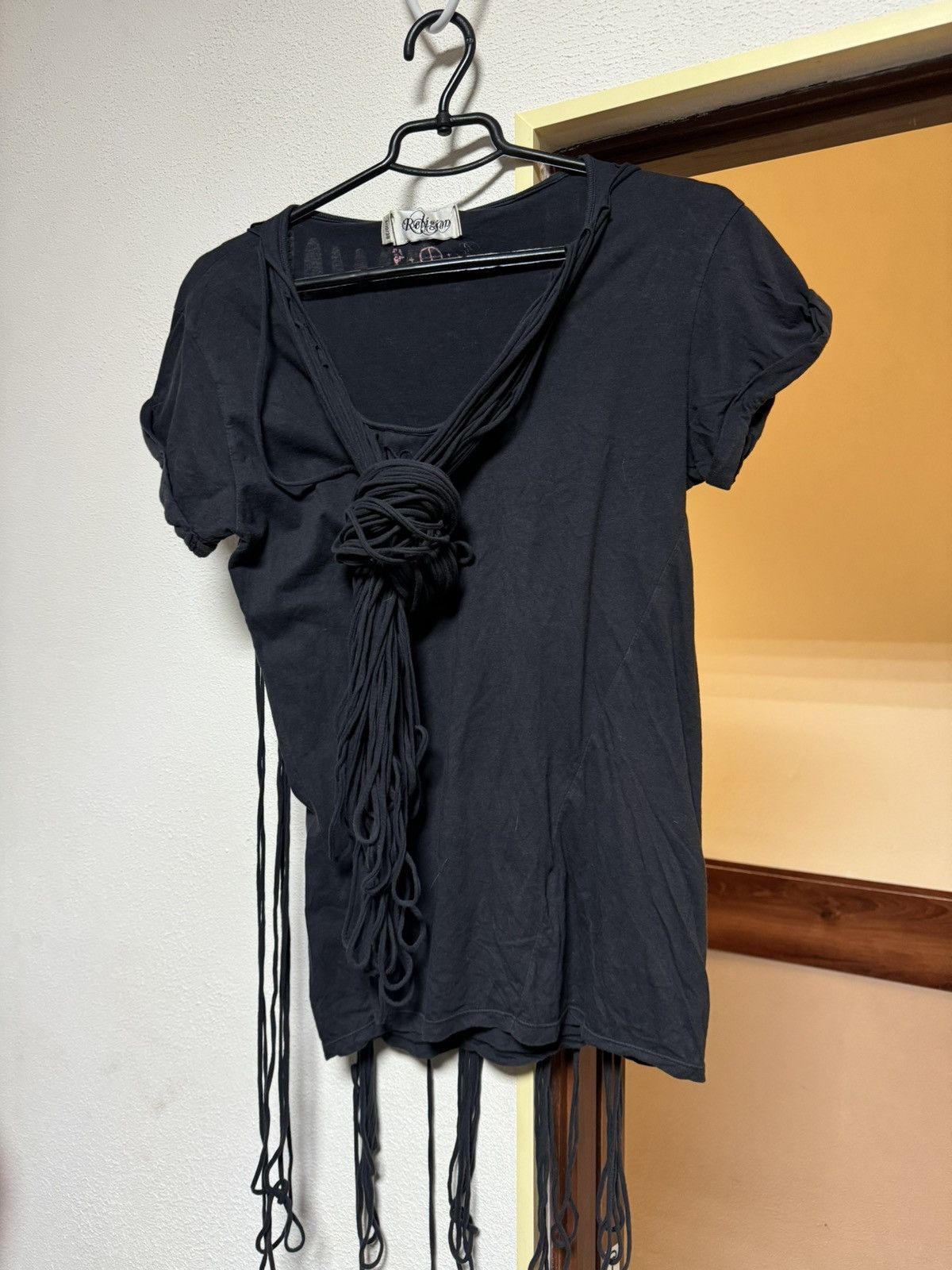 Japanese Brand Vintage Avant-Garde Bandage Japanese Grange Tee Size US M / EU 48-50 / 2 - 2 Thumbnail
