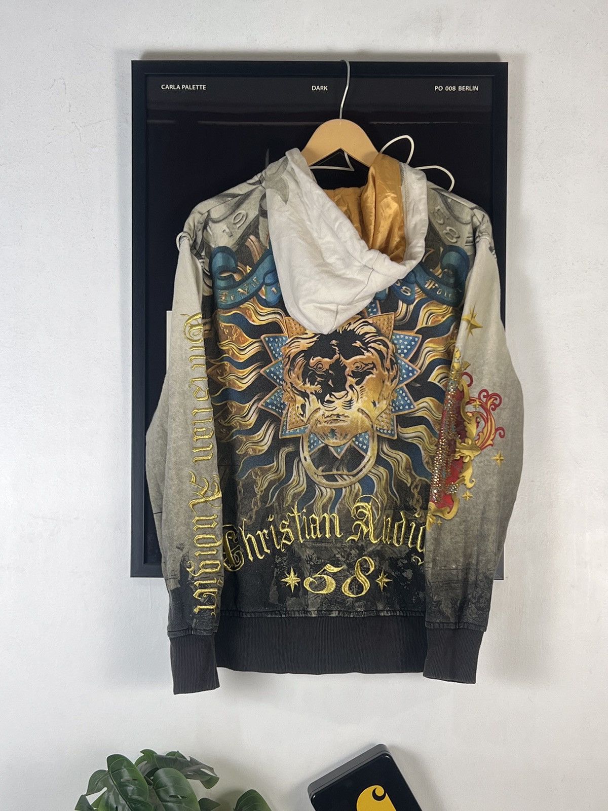 Christian Audigier vintage ed hardy by chritian audigher tattoo aop hoodie Size US S / EU 44-46 / 1 - 10 Thumbnail