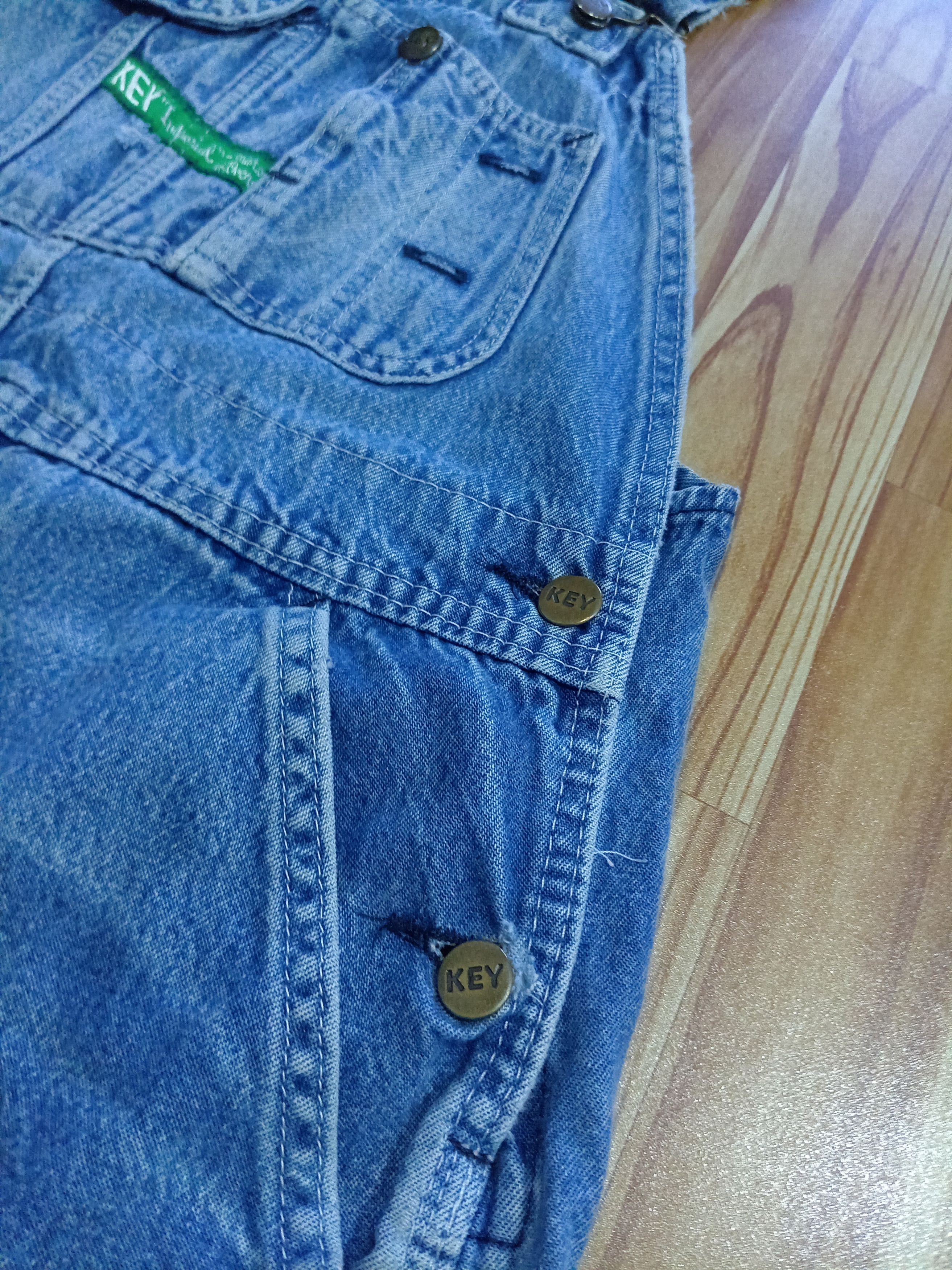Vintage Vintage key overall denim distressed Size US 32 / EU 48 - 2 Thumbnail