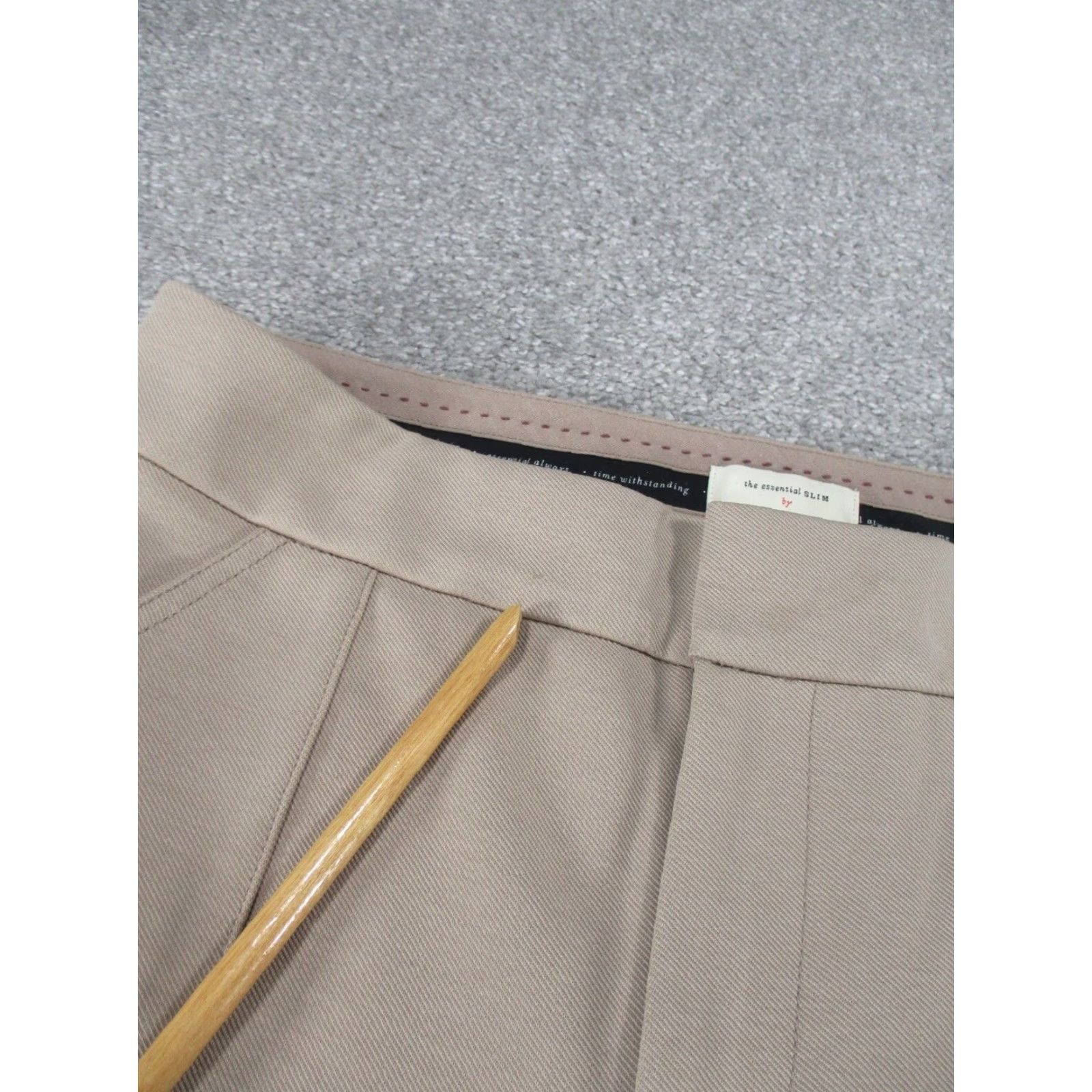 Anthropologie Anthropologie Womens 6 The Essential Slim Beige Cargo Pants Extra Large XL Size 28" / US 6 / IT 42 - 2 Thumbnail