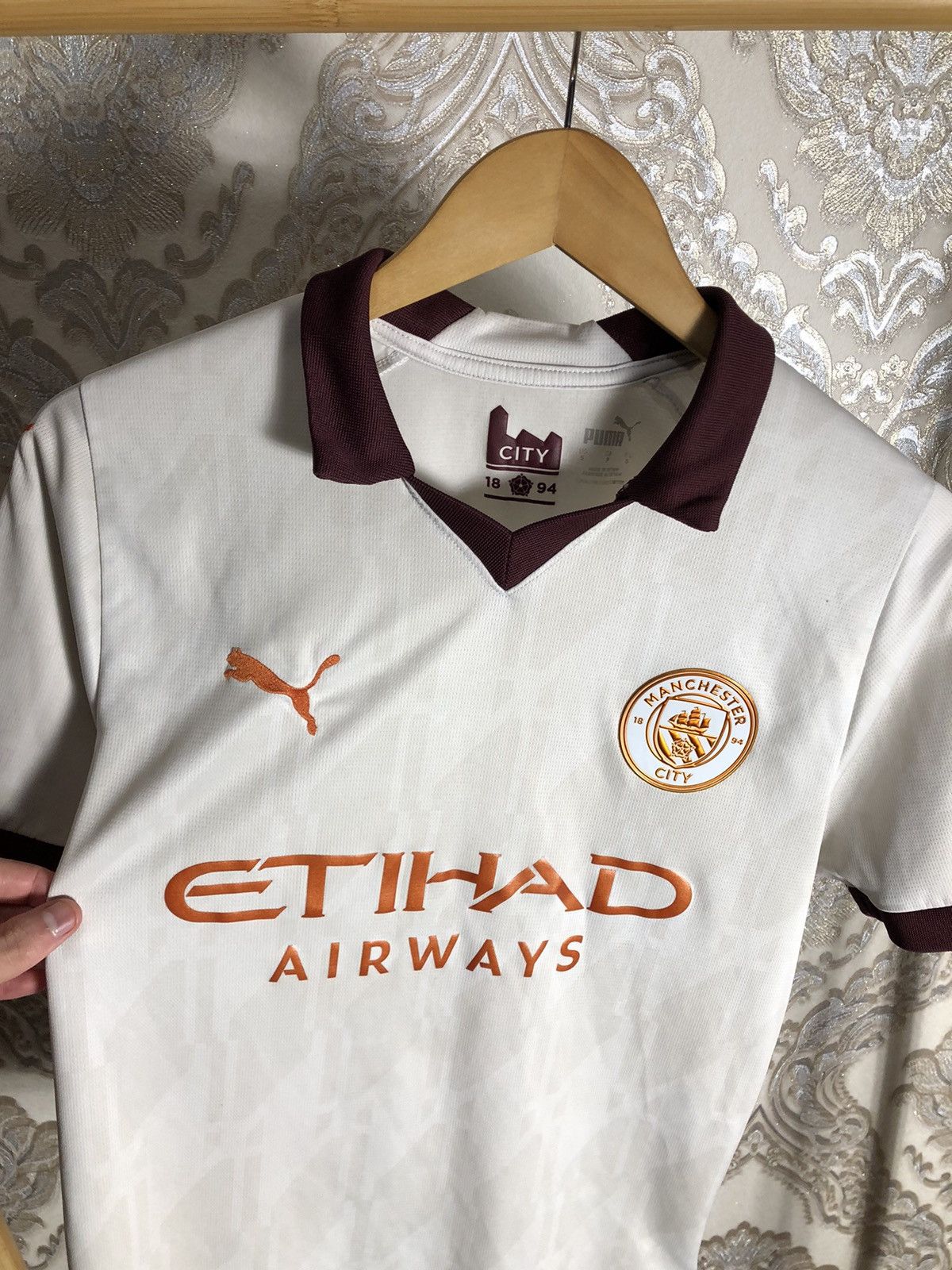Puma VINTAGE PUMA FC MANCHESTER CITY ENGLAND SOCCER JERSEY Y2K Size US S / EU 44-46 / 1 - 3 Thumbnail