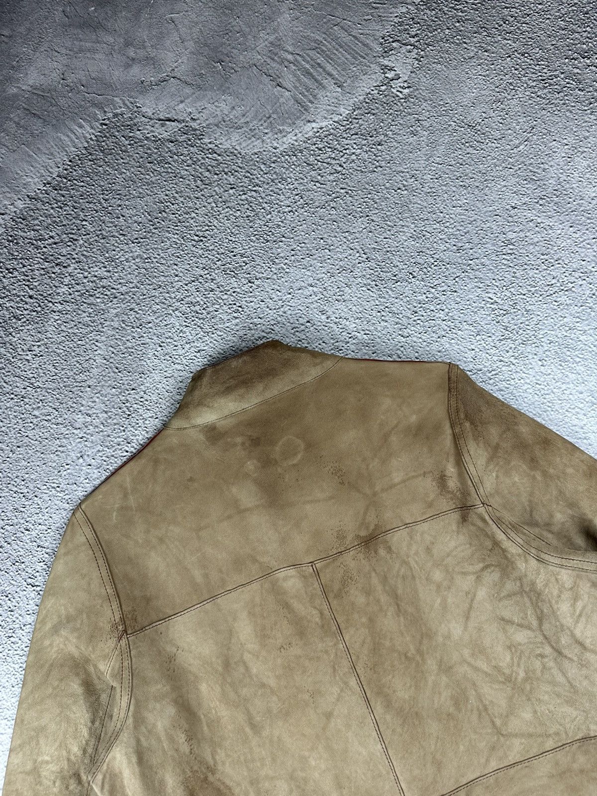 Genuine Leather Double-Sided Leather Jacket Diesel Style Reversible Faded Size M / US 6-8 / IT 42-44 - 13 Thumbnail