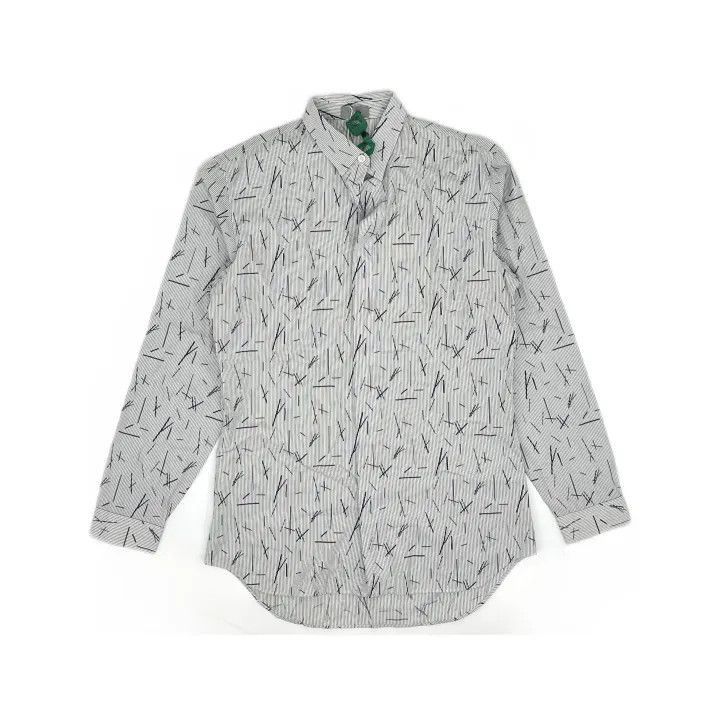 Dior Dior Dior Striped Print Long Sleeve Shirt 0079-2507 Size US M / EU 48-50 / 2 - 2 Thumbnail