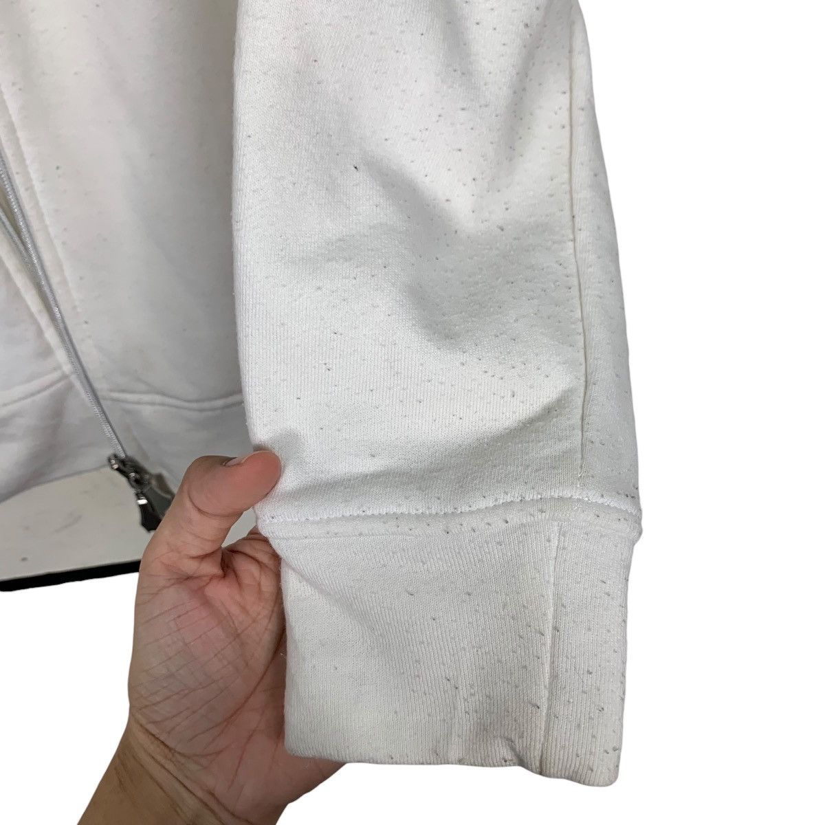 Japanese Brand METAL SYSTEM The Integral Big Logo White Sweater #1599-C71 Size US L / EU 52-54 / 3 - 15 Thumbnail