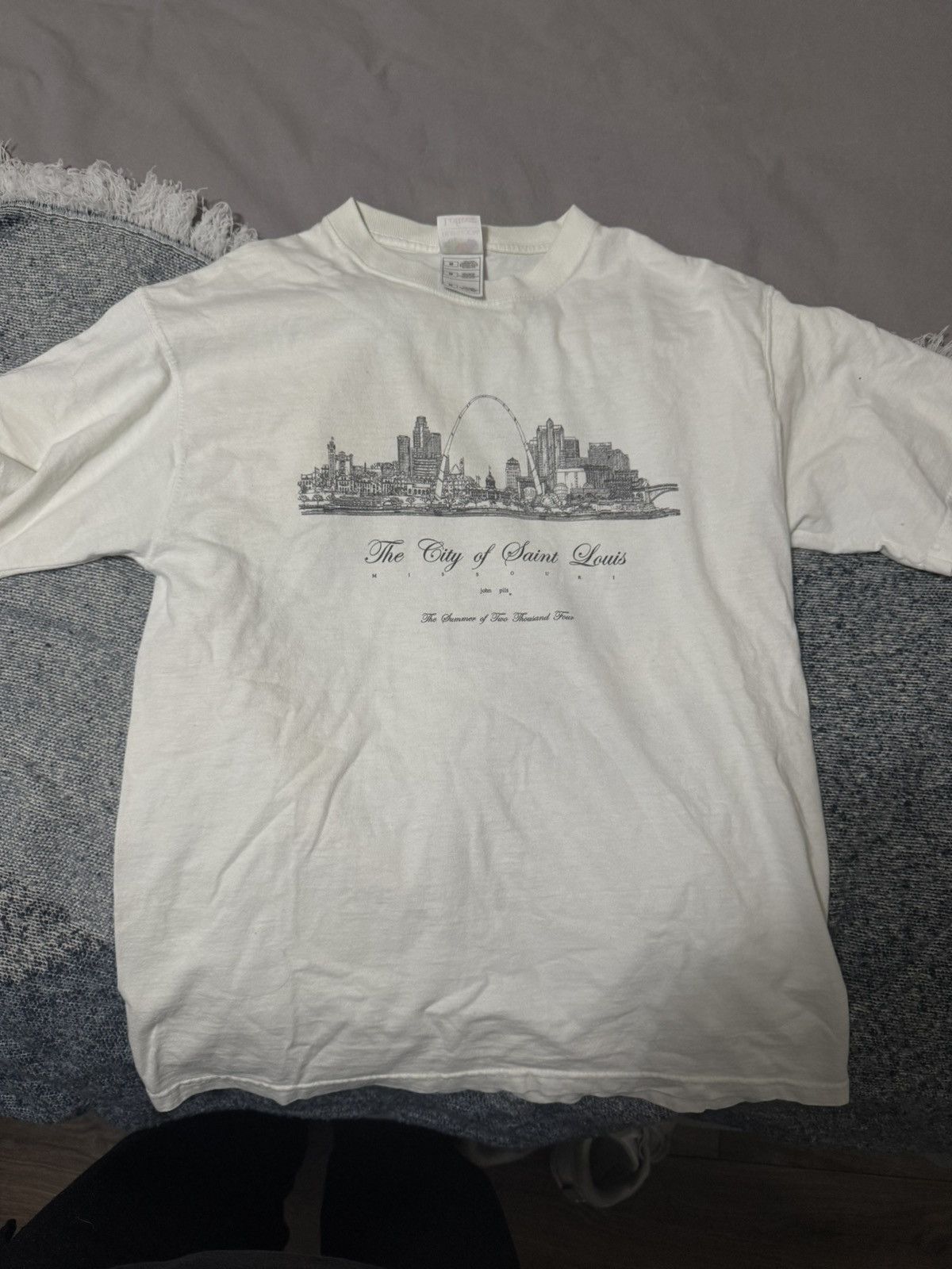 Fruit Of The Loom × Vintage Vintage Fruit of the Loom Saint Louis T-Shirt Size US M / EU 48-50 / 2 - 1 Thumbnail